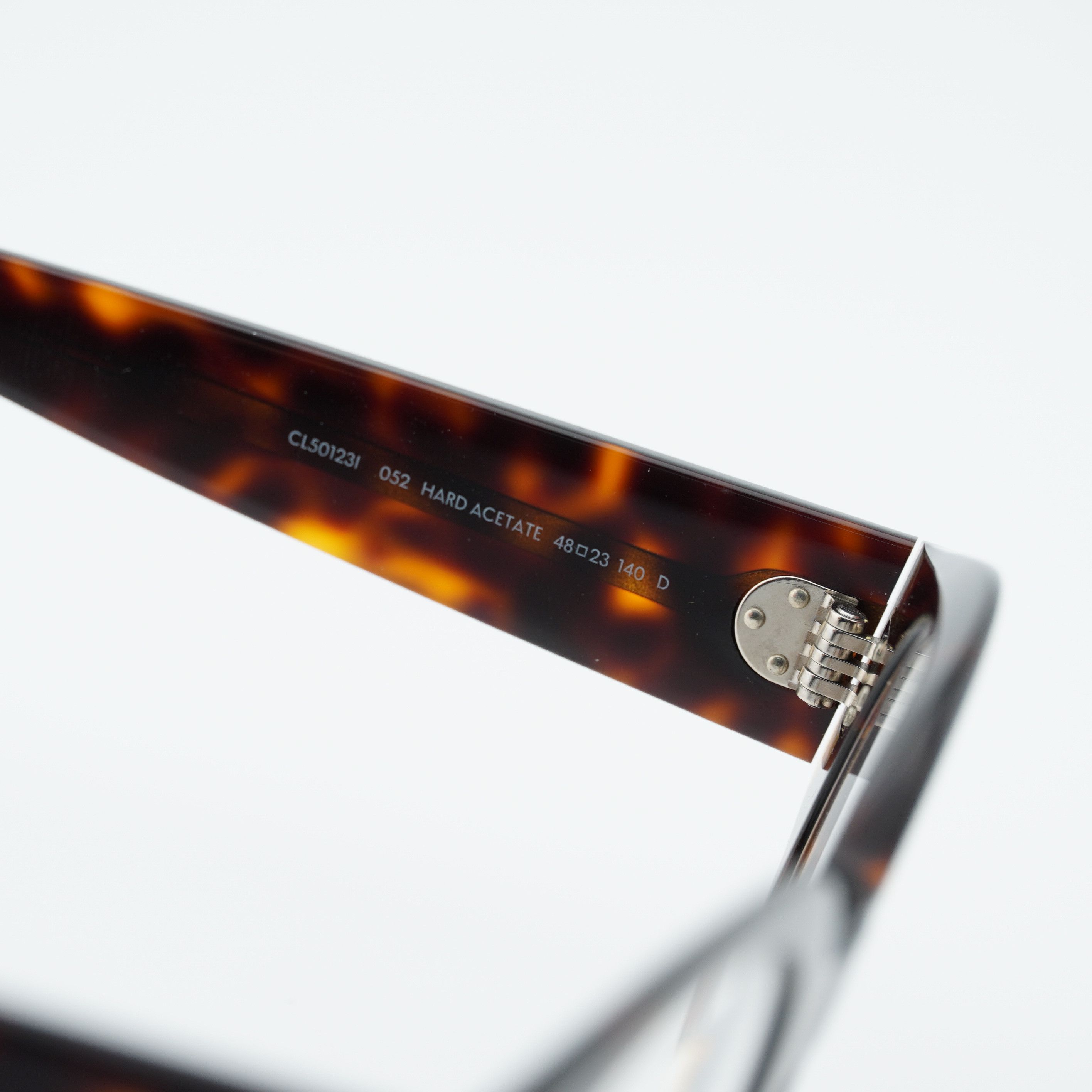 Celine Celine CL50123I 052 Eyeglasses Havana 48mm Round Frame Size ONE SIZE - 4 Thumbnail
