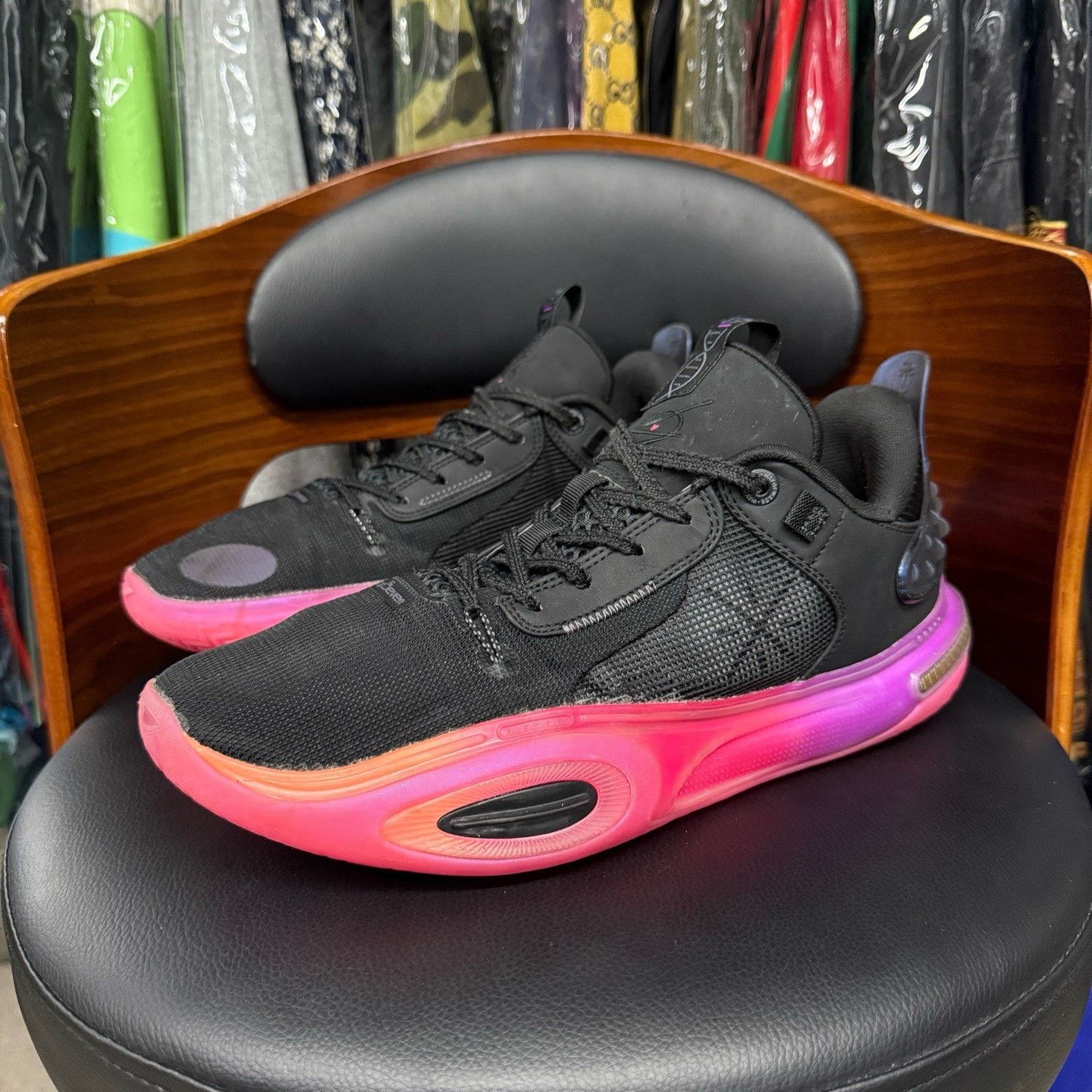 Li-Ning Li-Ning Pink Lowtop Sneakers 43 Men Size US 10 / EU 43 - 1 Thumbnail
