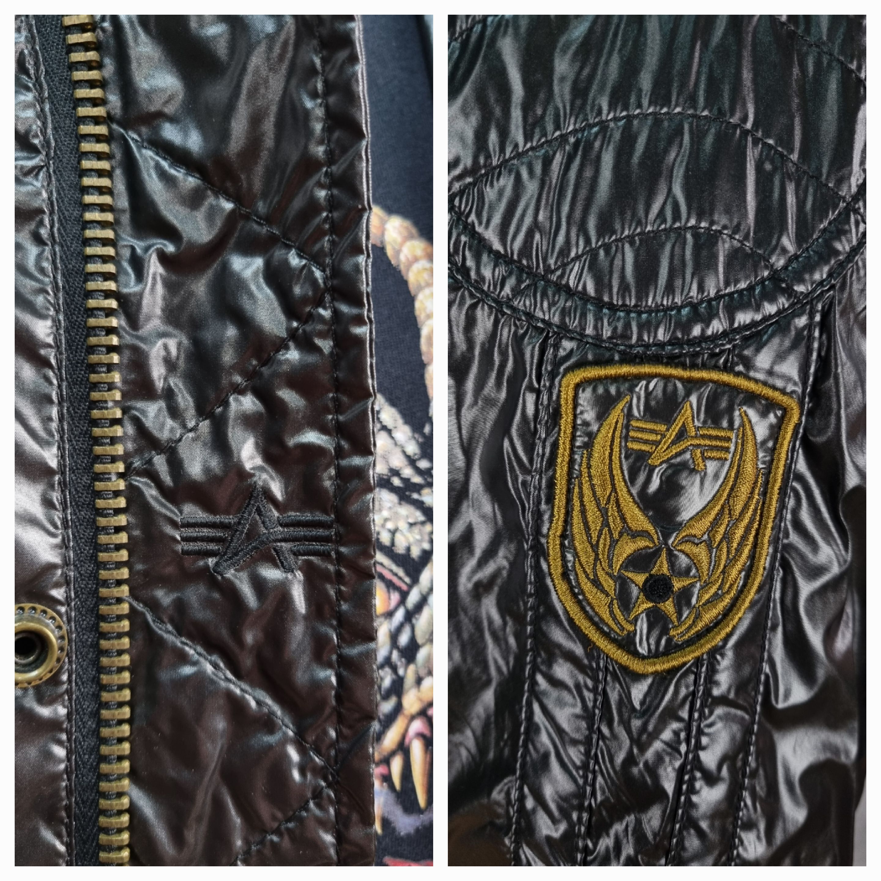 Alpha Industries Alpha Riders Knoxville US Military Biker Jacket Size US M / EU 48-50 / 2 - 22 Thumbnail