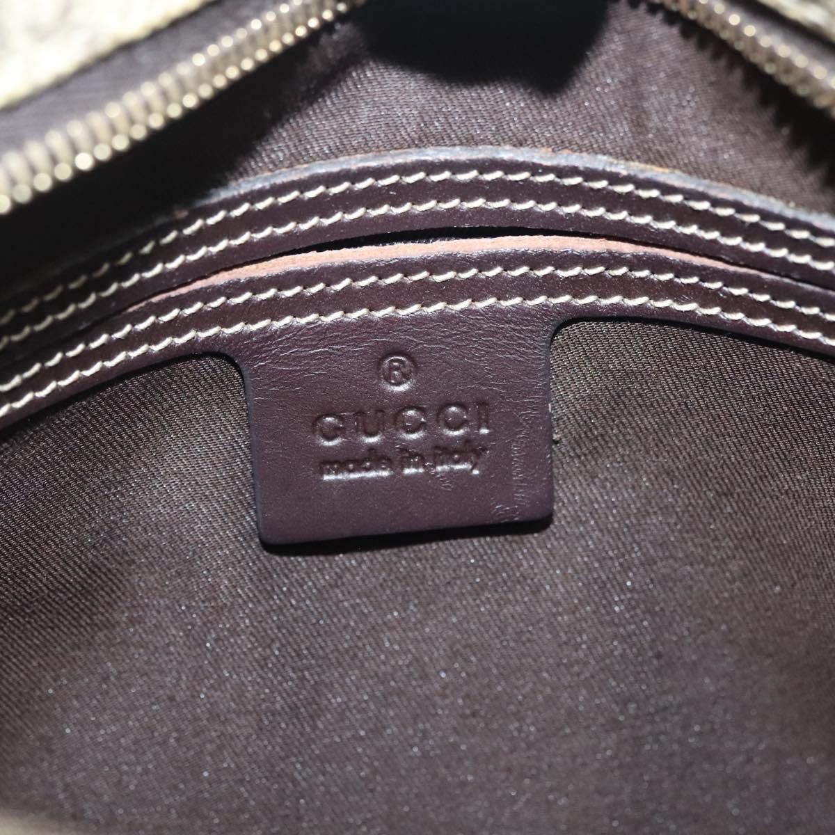 Gucci GUCCI GG Supreme Shoulder Bag Pvc Beige Gold Size ONE SIZE - 17 Thumbnail