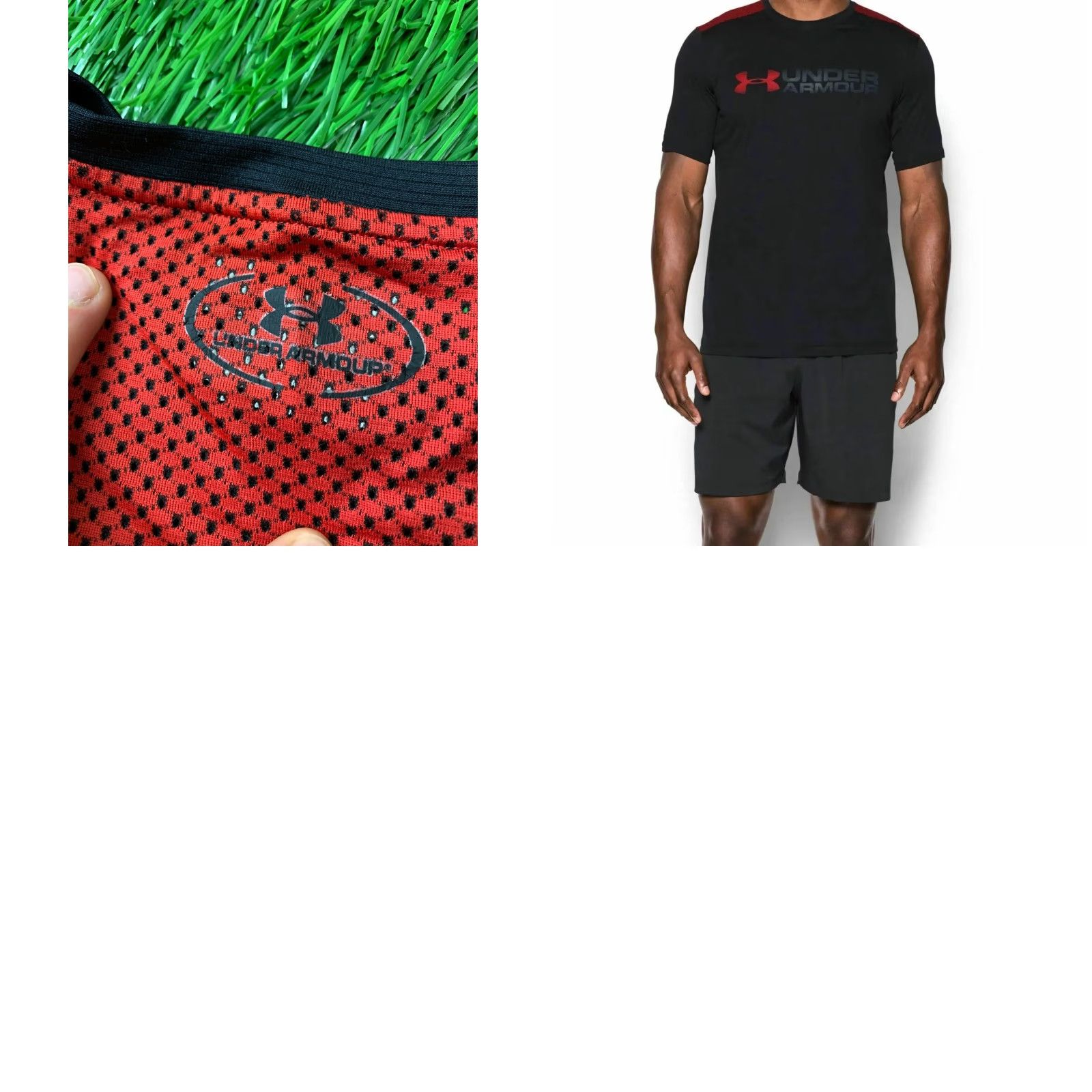 Under Armour UNDER ARMOUR HEATGEAR Shirt Men L Black and Red 2016 CrossFit Jersey 100% Polyester Short Sleeve Size US L / EU 52-54 / 3 - 8 Thumbnail