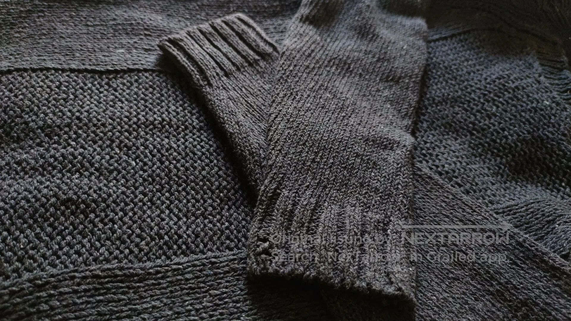 Replay New Artisan Knitted Sweater in Dark Gray. Size US M / EU 48-50 / 2 - 5 Thumbnail
