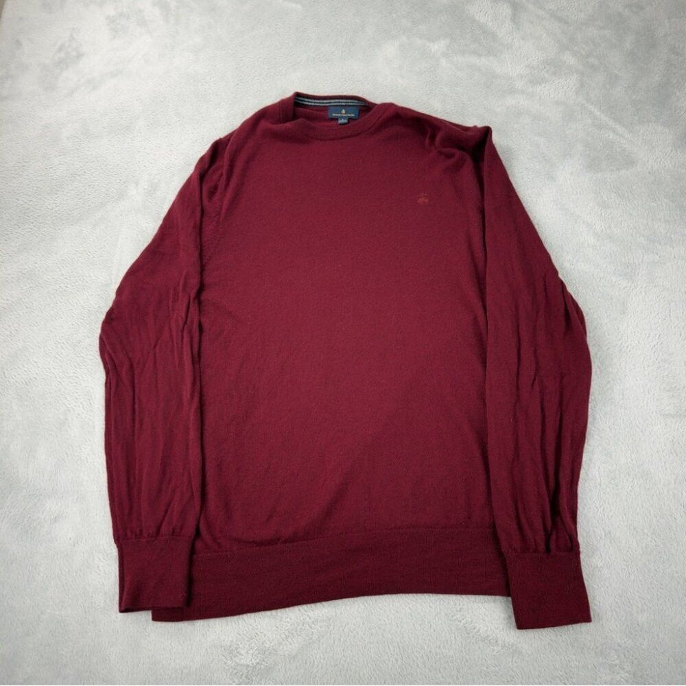 Brooks Brothers Brooks Brothers Men's Size Large 100% Merino Wool Red Sweat Size US L / EU 52-54 / 3 - 1 Thumbnail