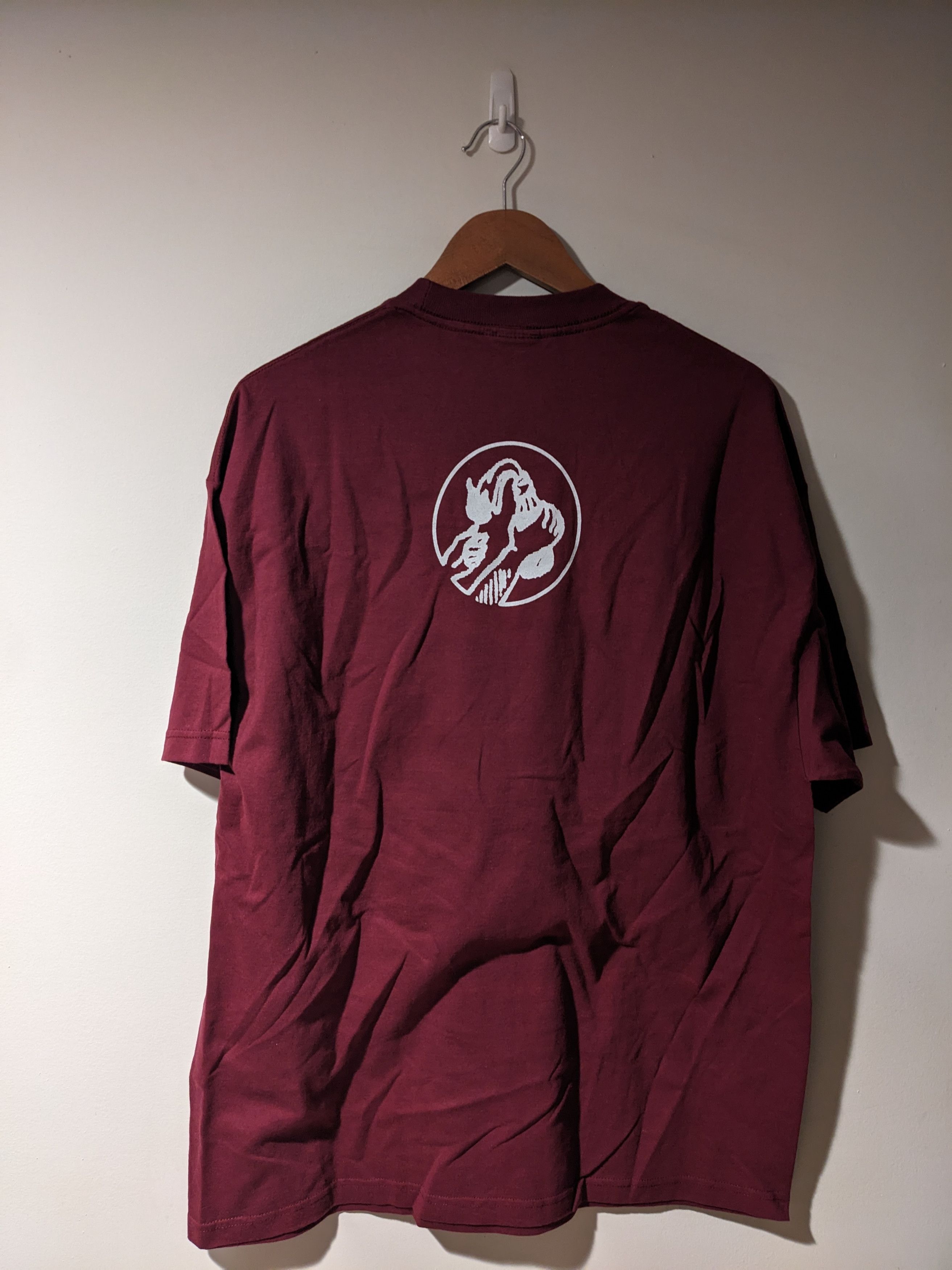 Band Tees × Rage Against The Machine × Vintage Vintage Rage Against the Machine Burgundy X-Large T-Shirt Size US XL / EU 56 / 4 - 6 Thumbnail