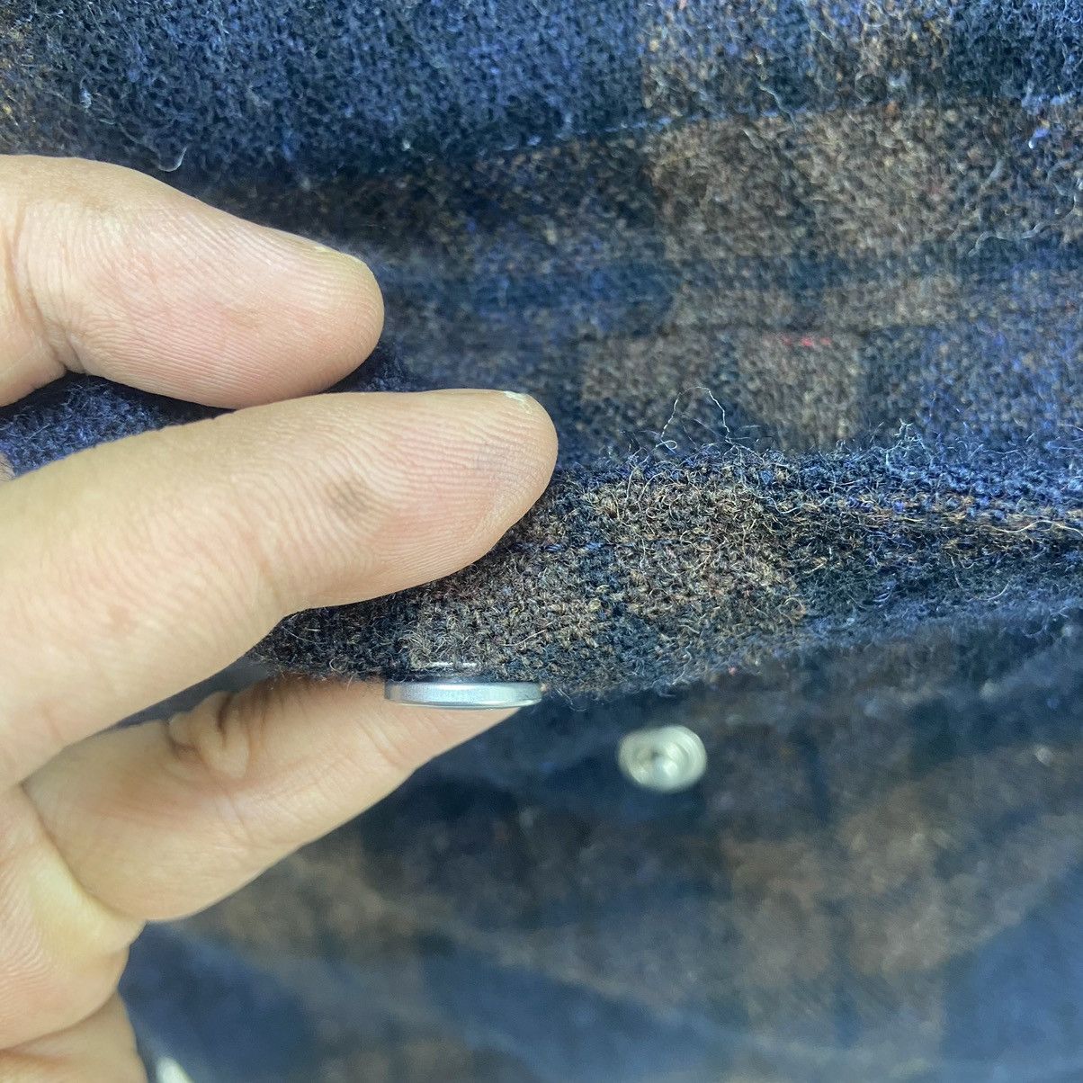 Good Enough Vintage Resonate Good Enough Checkered Plaid Wool Jacket Size US S / EU 44-46 / 1 - 22 Thumbnail