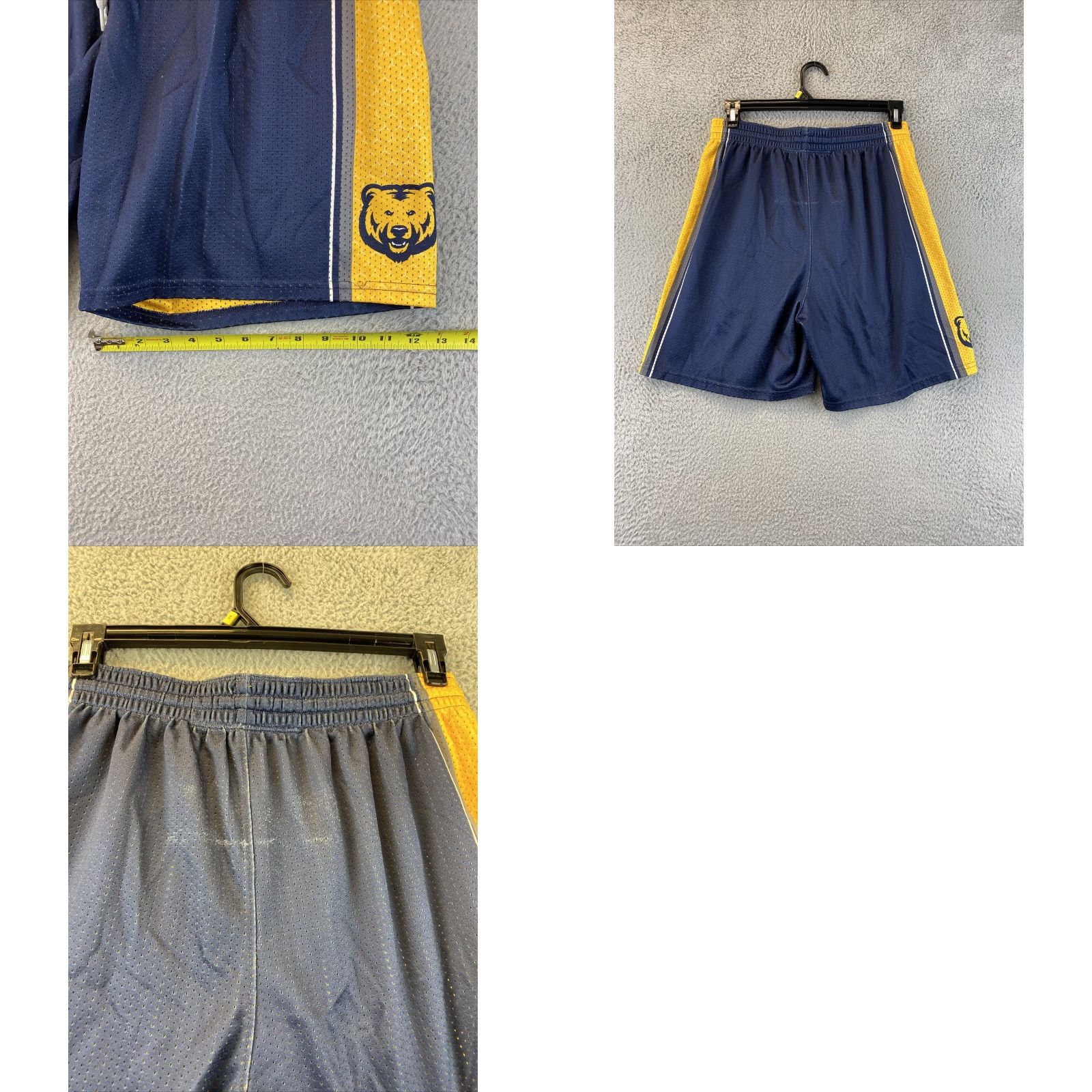 Under Armour Under Armour Heat Gear Men's Basketball Shorts L Blue Yellow Loose Active /79-21 Size US 32 / EU 48 - 8 Thumbnail