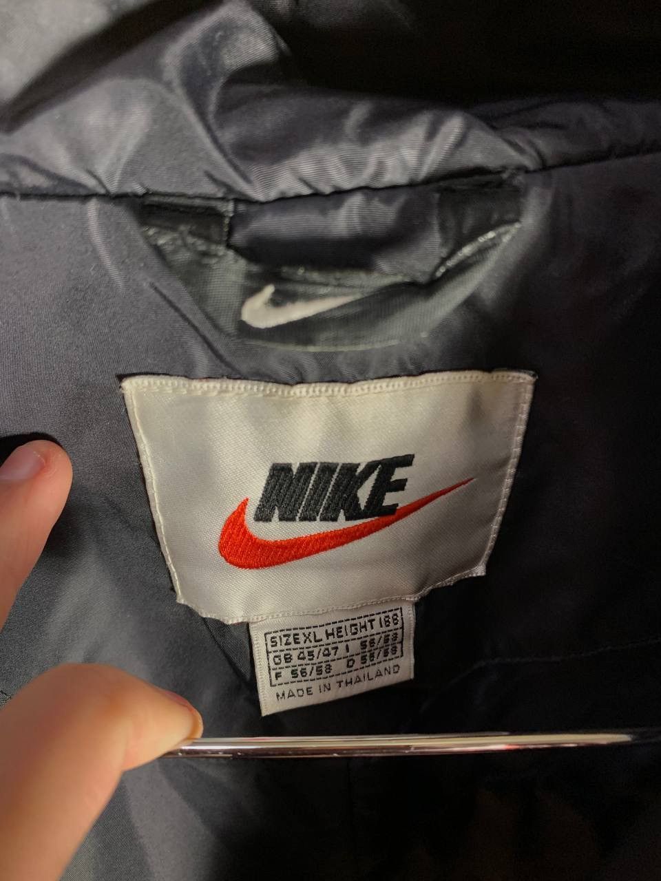 Nike × Vintage VERY RARE NIKE LIGHT JACKET DOWN BIG LOGO SWOOSH Y2K 90s SK8 Size US XL / EU 56 / 4 - 6 Thumbnail