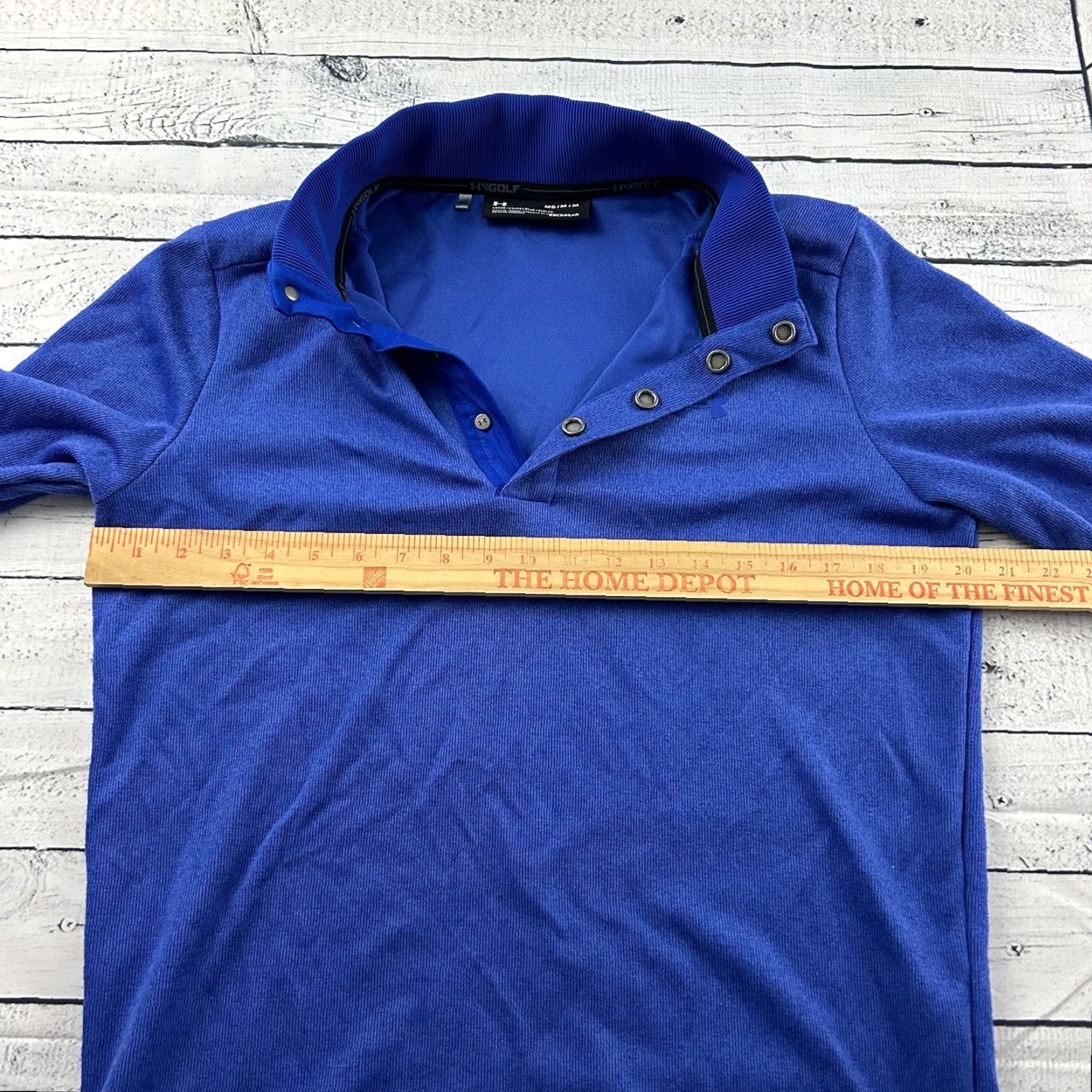 Under Armour Under Armour Golf Jacket Mens M Blue Pullover ColdGear Size US M / EU 48-50 / 2 - 4 Thumbnail