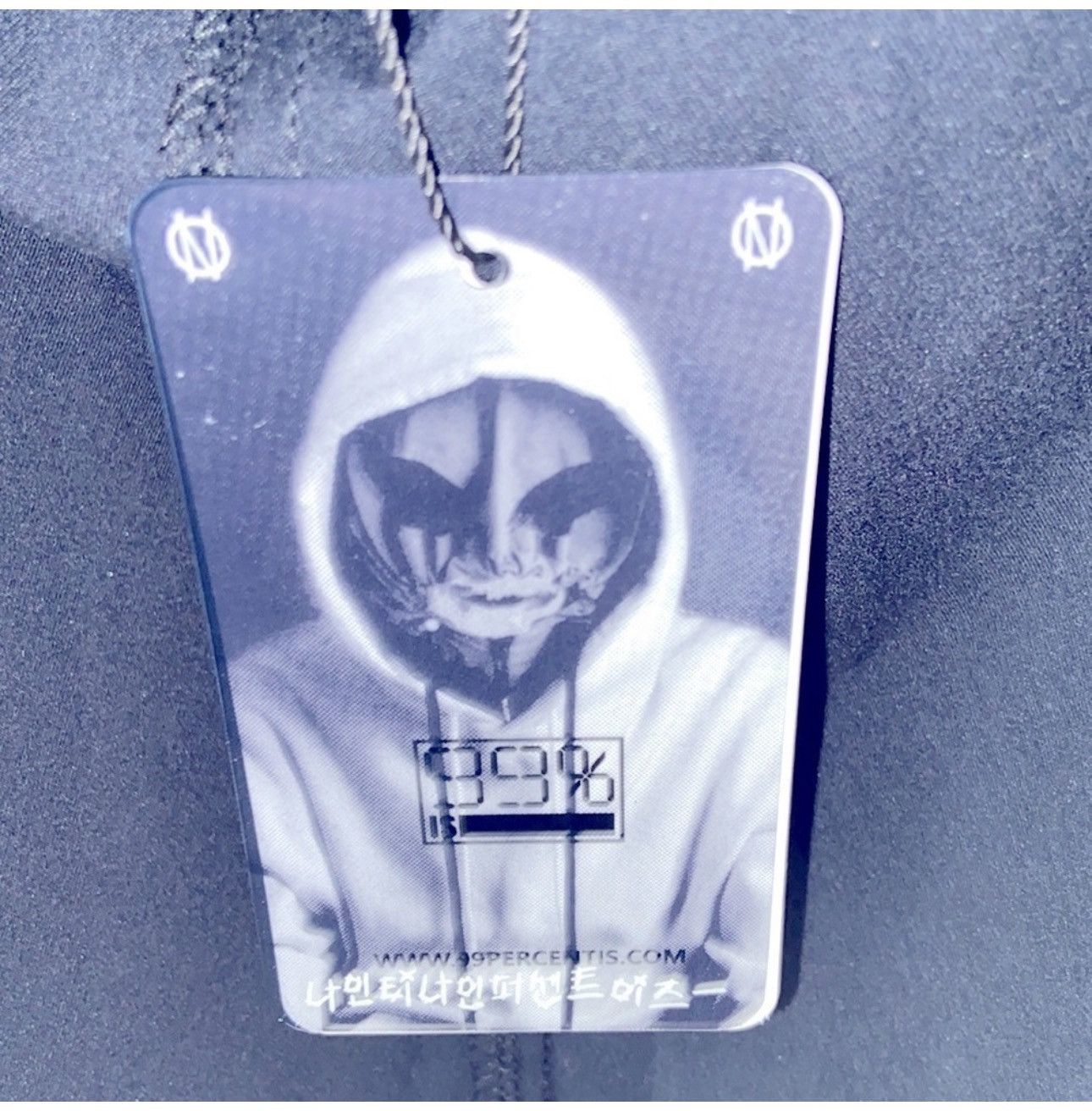 99%IS- 99% is Glow in the Dark graphic print face mask / neck gator Size ONE SIZE - 5 Thumbnail