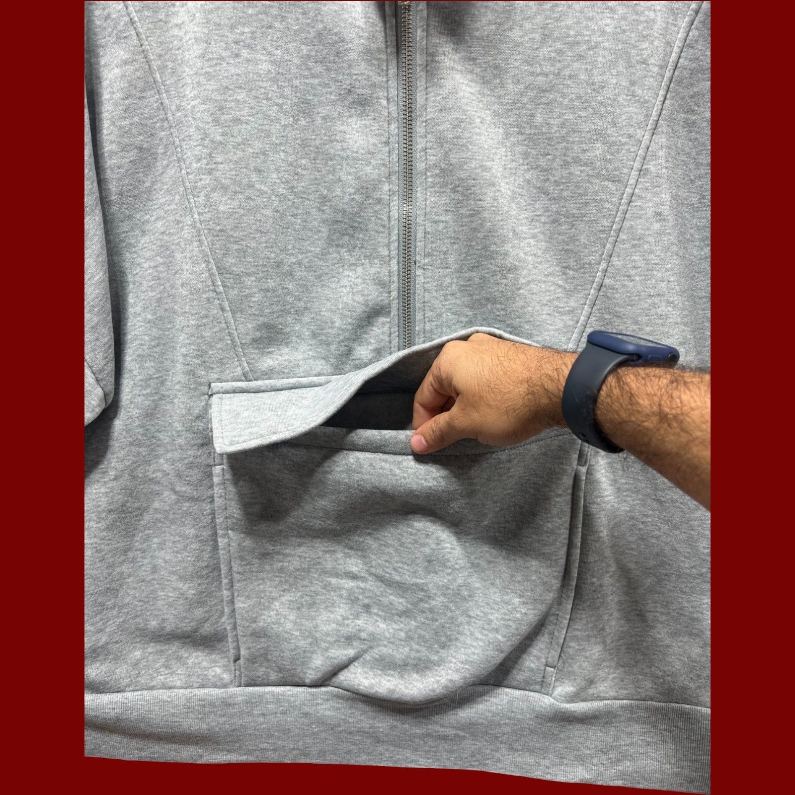 Other Love Mood - Unisex Long Sleeve Sweatshirt With Kangaroo Pock Size US XL / EU 56 / 4 - 12 Thumbnail