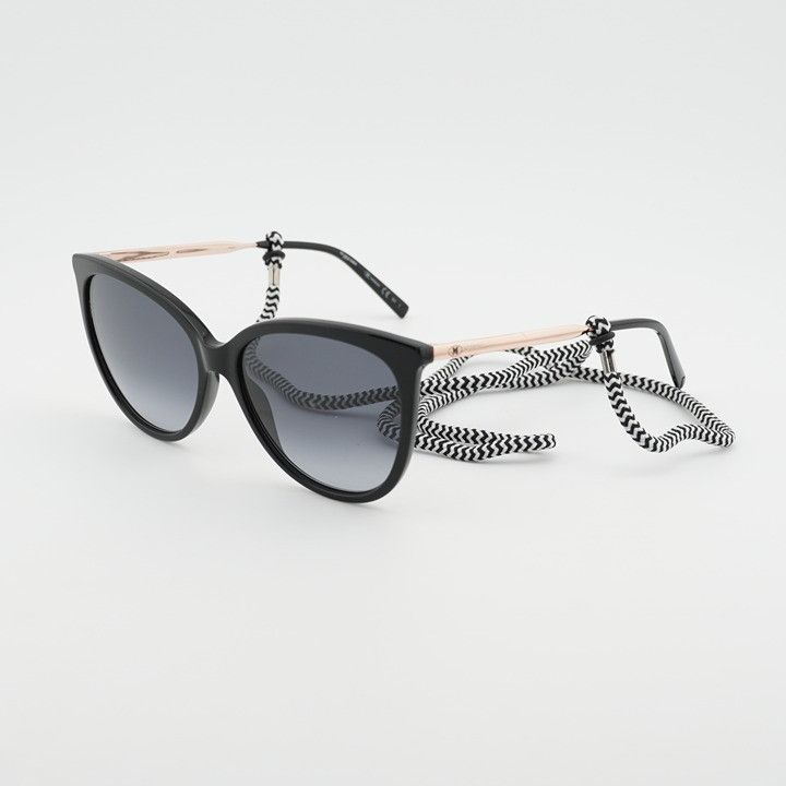 Missoni M Missoni MMI 0119/S 0807 9O Sunglasses Black/Gold Cat Eye Size ONE SIZE - 1 Thumbnail