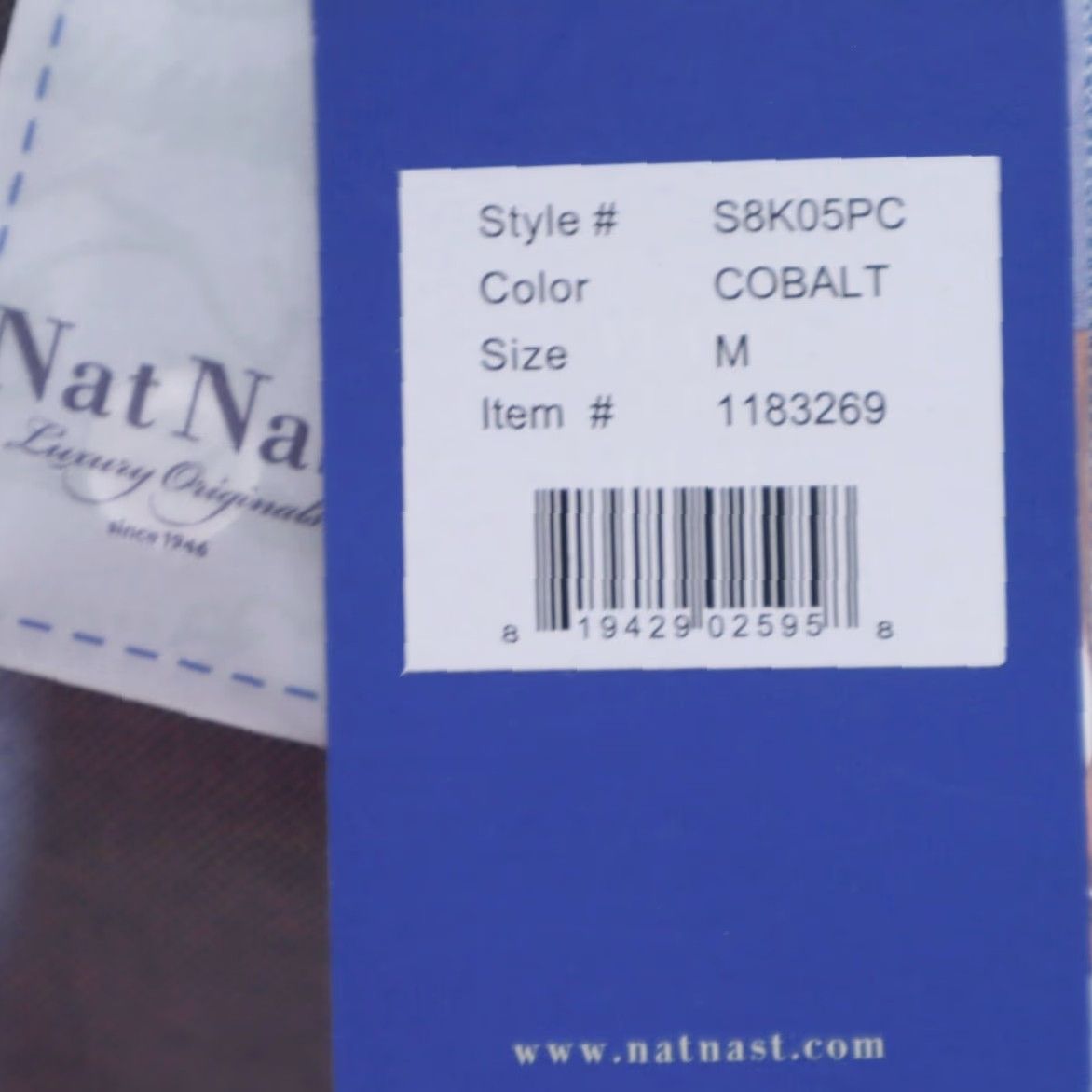 Nat Nast Nat Nast Luxury Rayon Solid Polo Shirt Cobalt Men's M Size US M / EU 48-50 / 2 - 6 Thumbnail