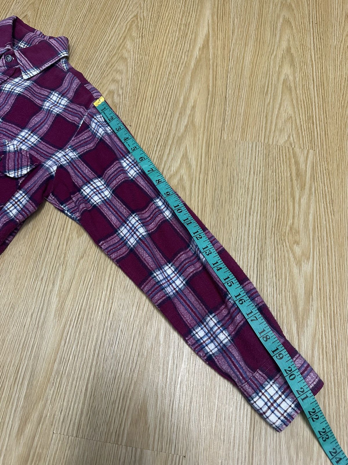 Vintage Vintage Wrangler Flannel Shirt A468 Size US XS / EU 42 / 0 - 5 Thumbnail