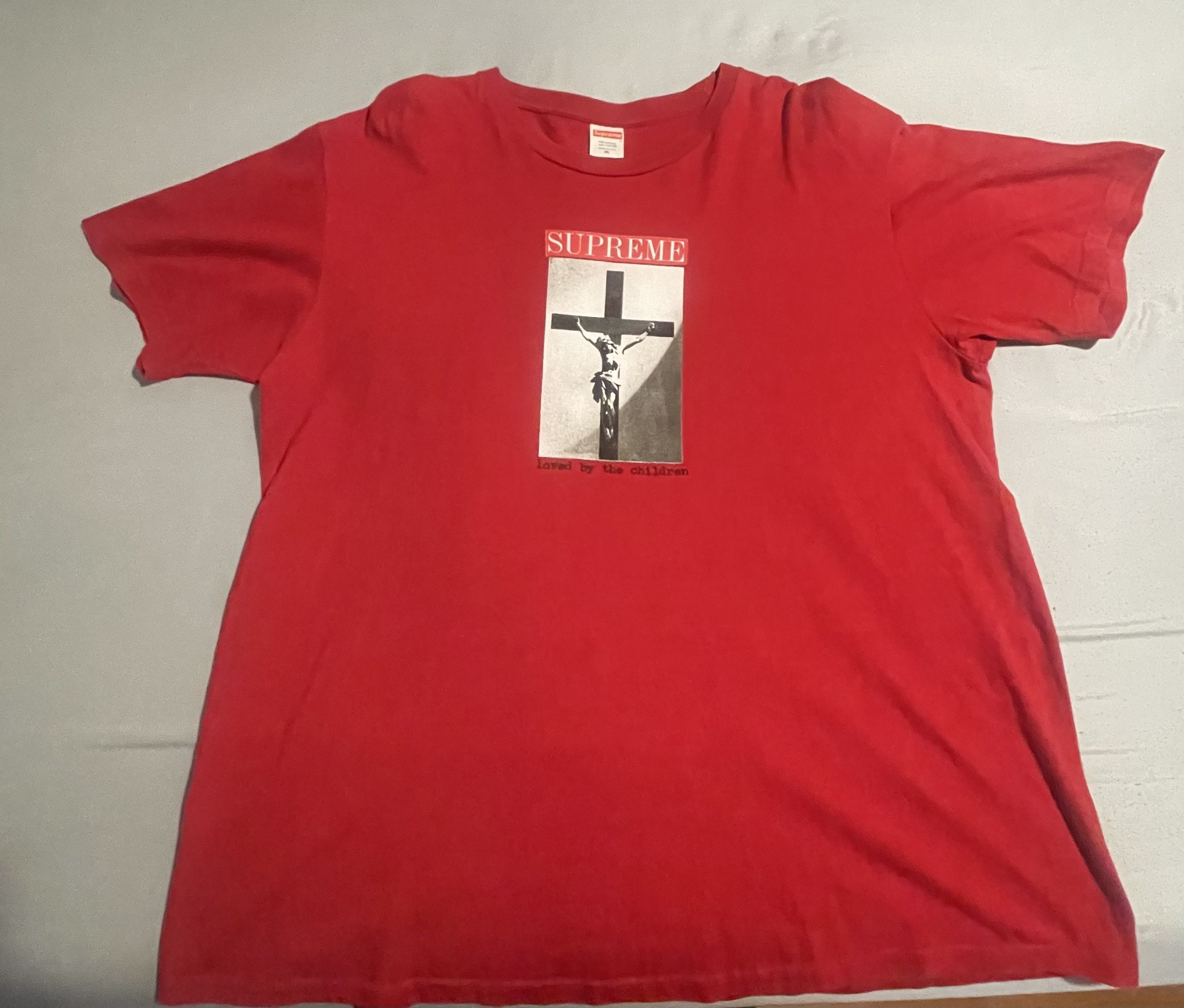 Supreme Supreme Cross “Loved by the Children” T-Shirt Size US XL / EU 56 / 4 - 5 Thumbnail