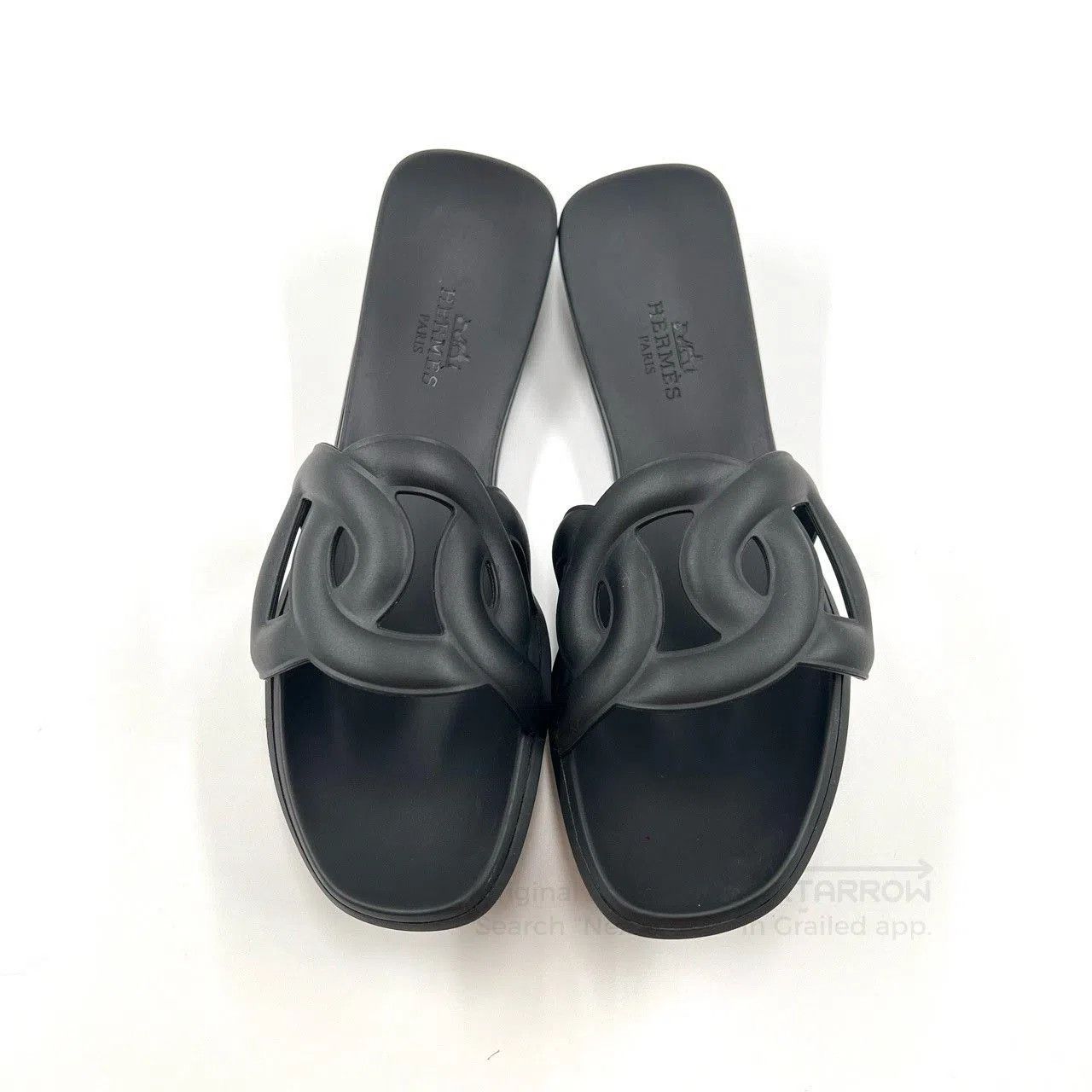 Hermes Hermes Black Pig Nose Slippers. Size US 4 / IT 34 - 2 Thumbnail