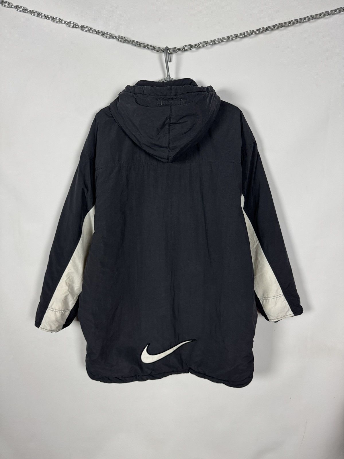 Nike Vintage 90s Nike Down Nylon Jacket Parka Swoosh Logo Size L Size US L / EU 52-54 / 3 - 11 Thumbnail