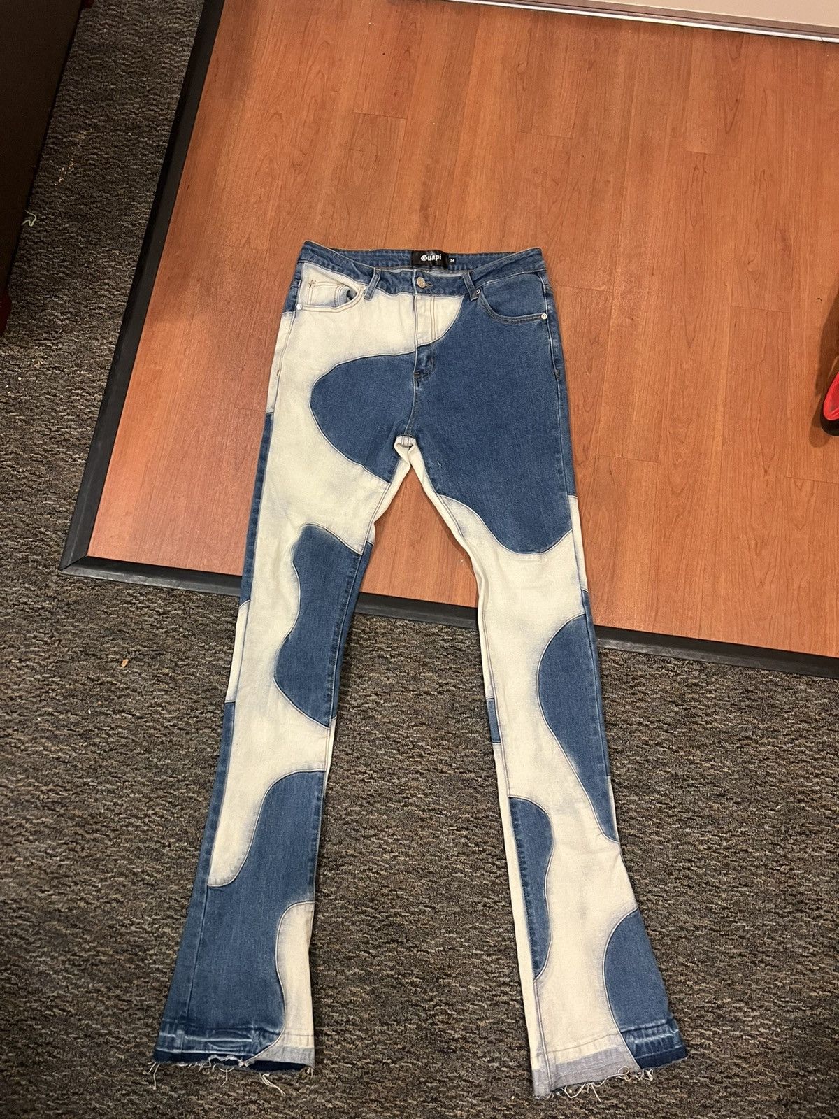 GUAPI Guapi Vintage Wavy stacked Jeans Size US 34 / EU 50 - 1 Thumbnail