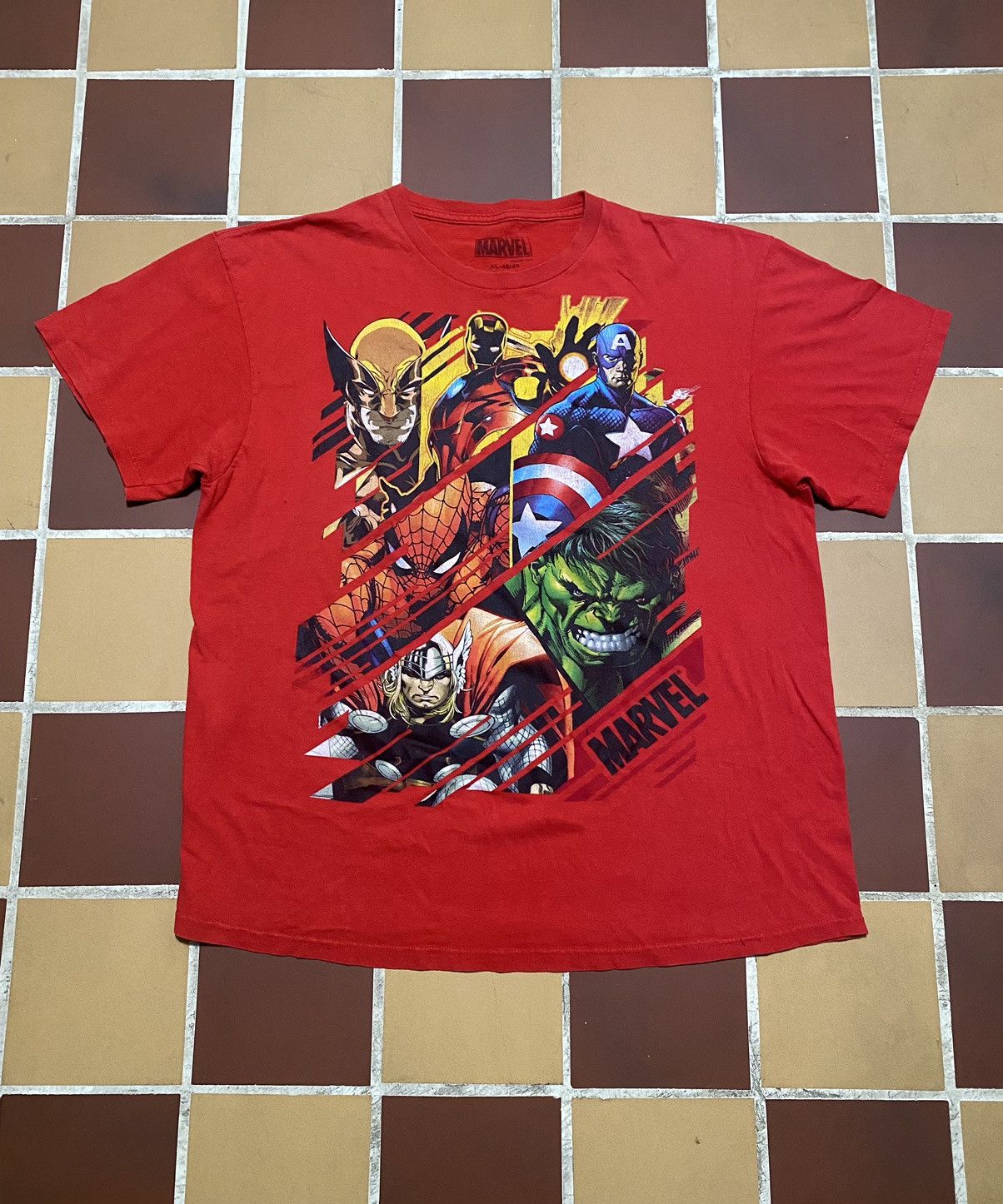Marvel Comics × Vintage Vintage 2000s Marvel Avengers Y2K shirt Size US XL / EU 56 / 4 - 1 Thumbnail