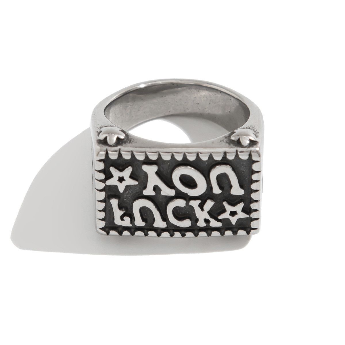 Jewelry Hip-hop Jewelry Rings Open Size Chrome Ring (Size 7-13) Size ONE SIZE - 5 Thumbnail