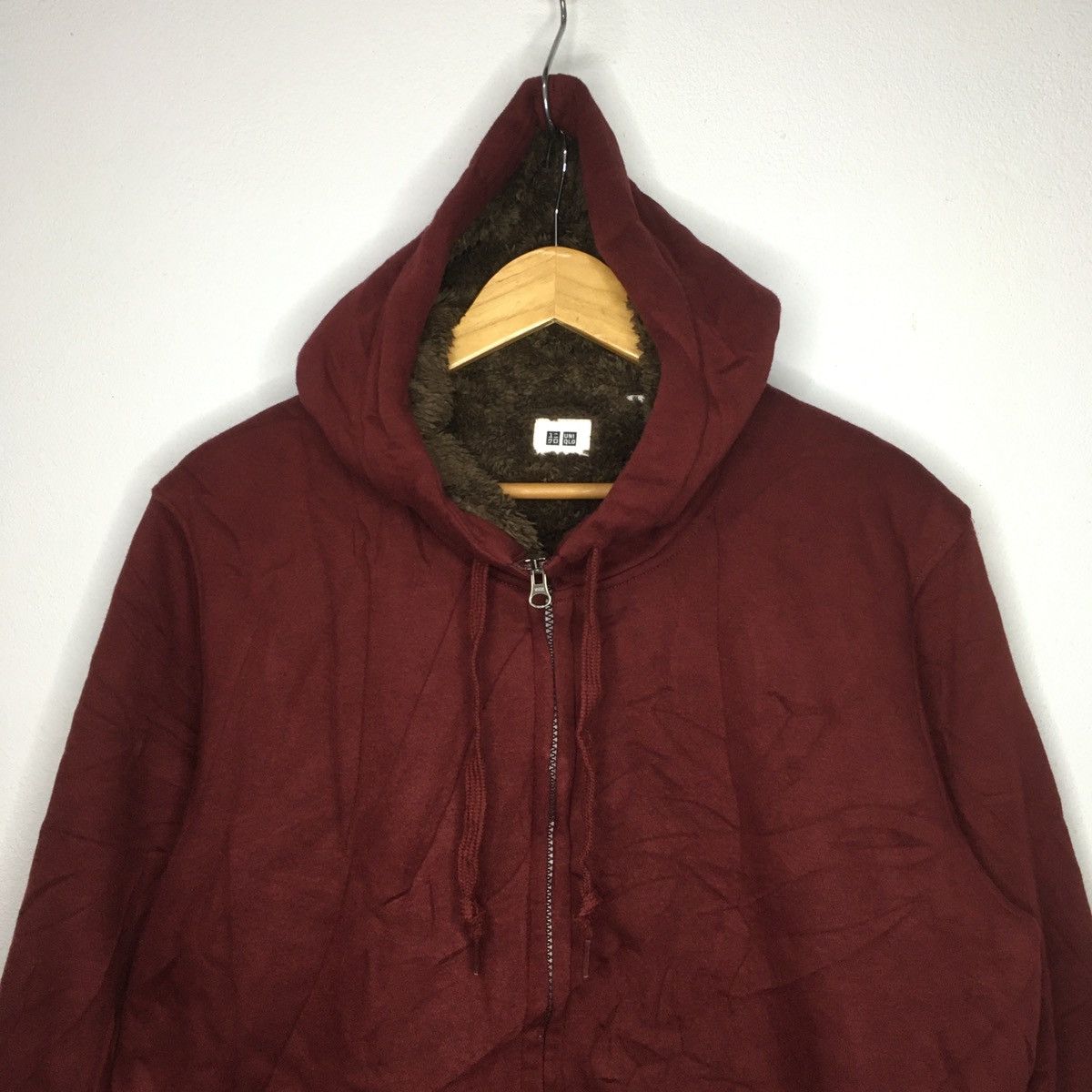 Uniqlo Crazy Uniqlo Fur Lined Zip Up Hoodie Size US XL / EU 56 / 4 - 3 Thumbnail
