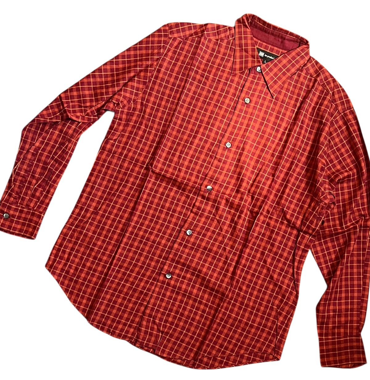Issey Miyake Vintage issey miyake im checkered red button up shirt Size US L / EU 52-54 / 3 - 2 Thumbnail