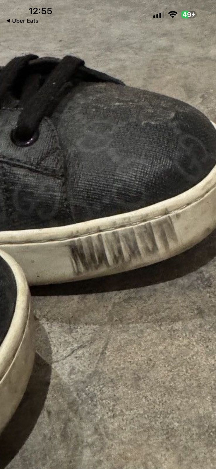 Gucci Gucci mens low top leather sneakers. Size US 9 / EU 42 - 11 Thumbnail