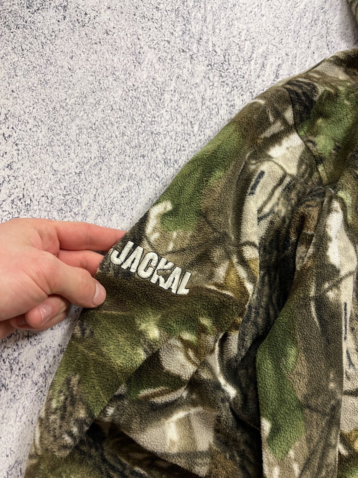 Japanese Brand × Realtree Crazy Vintage Y2K Realtree Zip Up Fleece Baggy Hoodie Rare Size US L / EU 52-54 / 3 - 9 Thumbnail