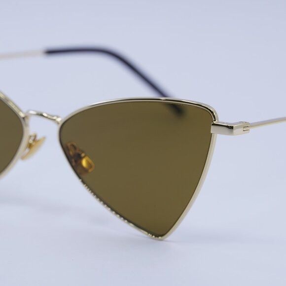 Saint Laurent Paris 🕶️ New Saint Laurent SL303 JERRY 011 Sunglasses - Gold Size ONE SIZE - 7 Thumbnail
