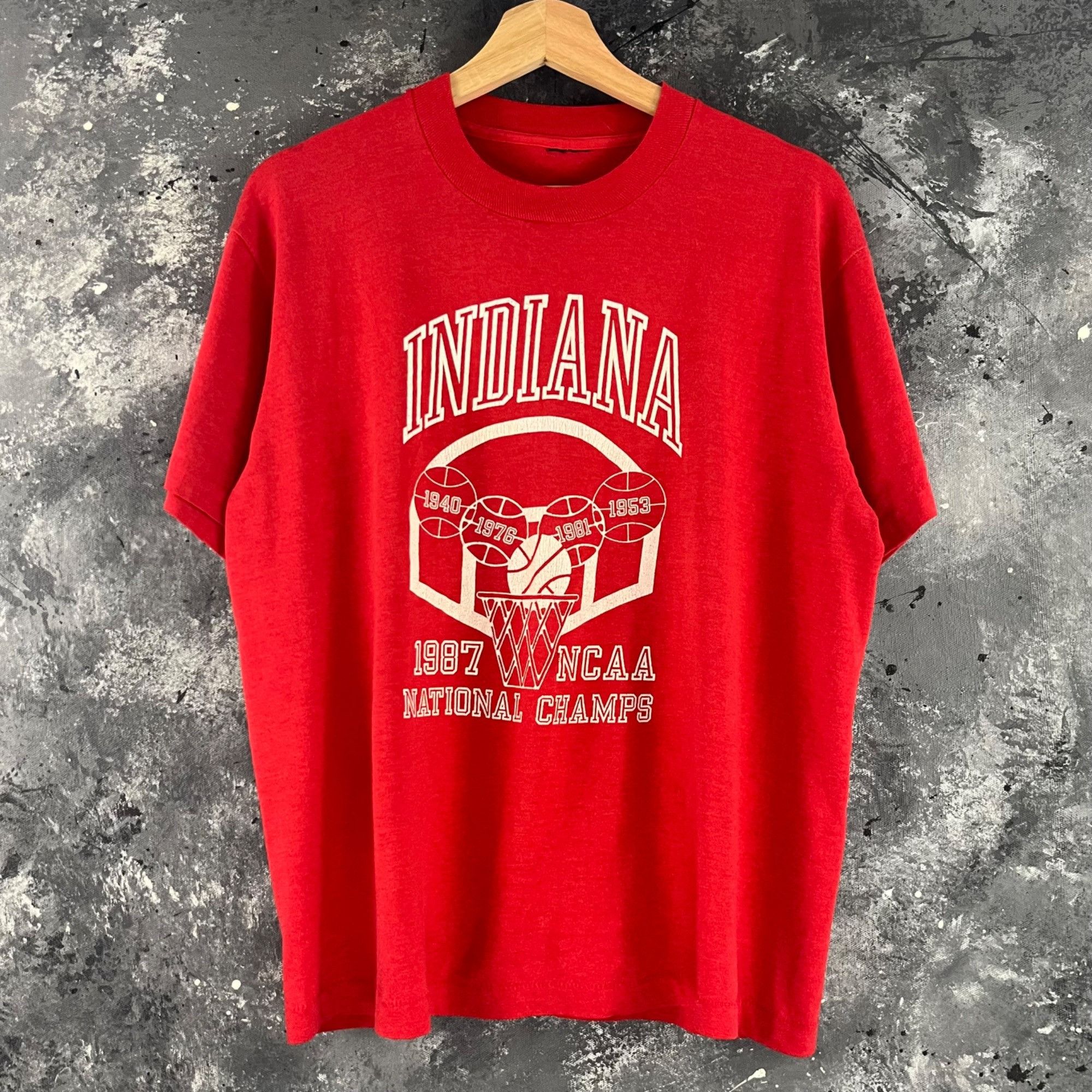 NCAA × Vintage Vintage 1987 Indiana Hoosiers shirt Size US M / EU 48-50 / 2 - 1 Thumbnail