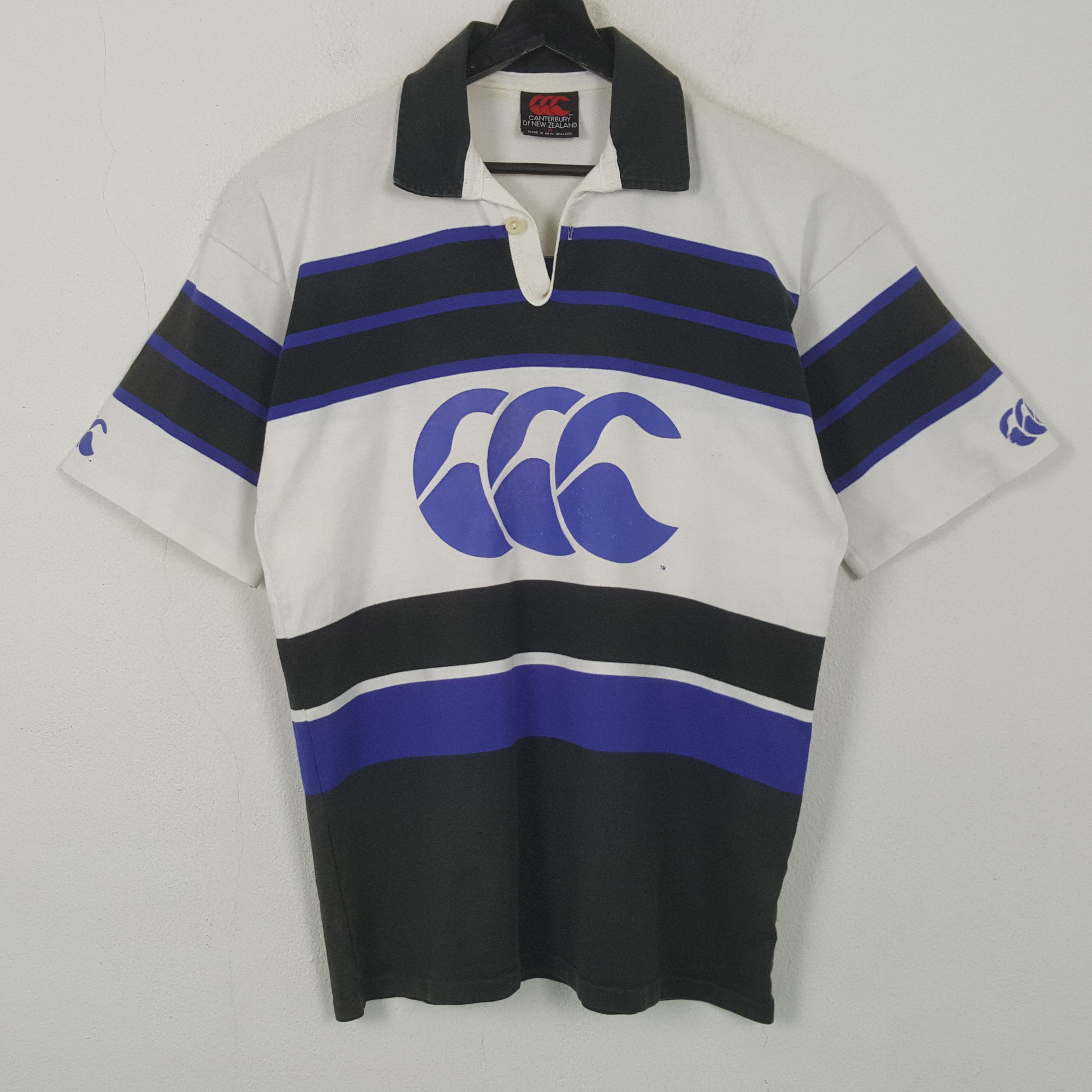 Canterbury of New Zealand Vintage Canterbury Of New Zealand Big Logo Polos RR7 Size US L / EU 52-54 / 3 - 1 Thumbnail