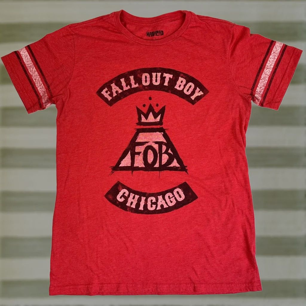 Vintage VINTAGE Men’s Fall Out Boy Chicago T-Shirt M Size US M / EU 48-50 / 2 - 1 Thumbnail