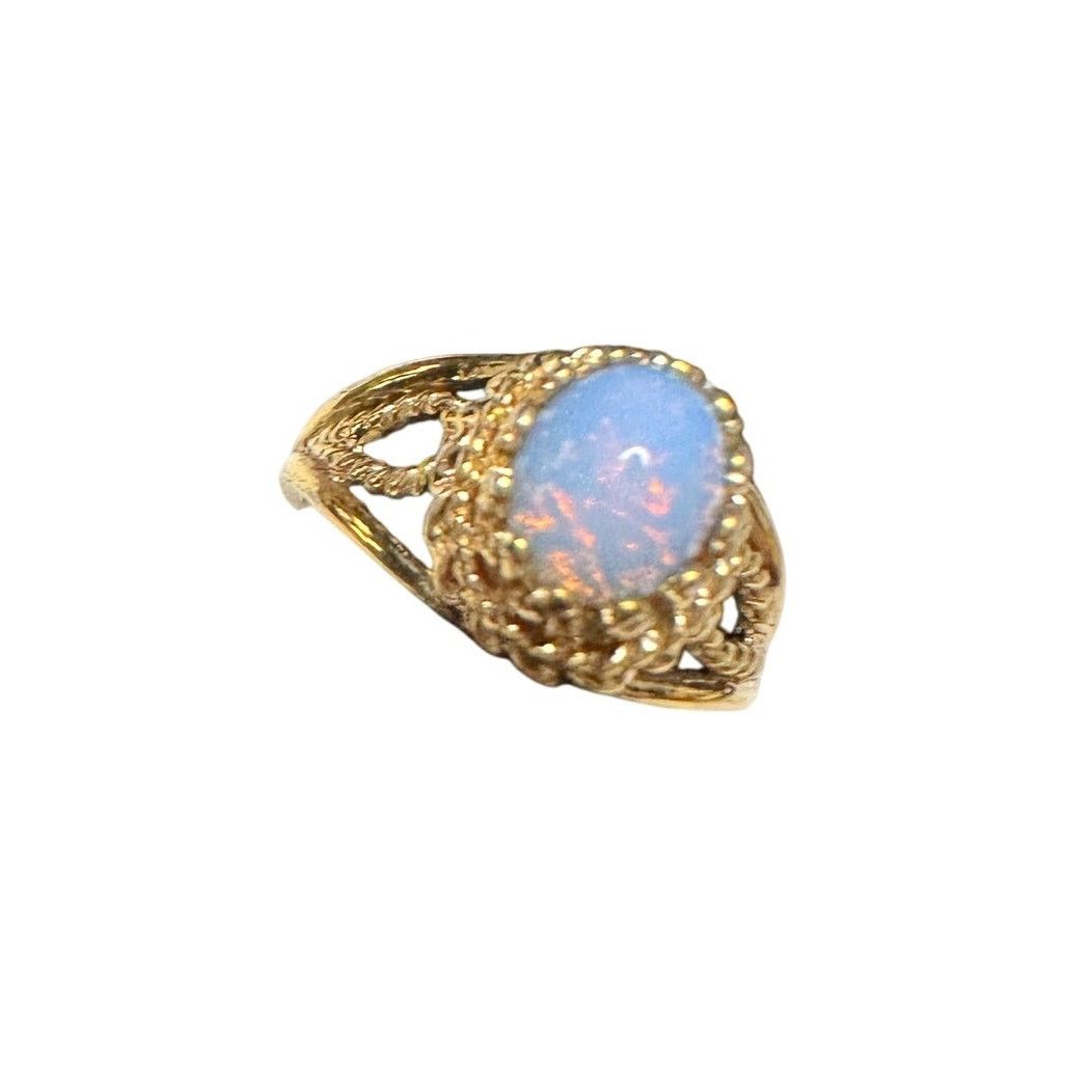 Other Joseph Esposito Vtg Opal 12 Kt Gold Electroplate Ring Sz 6 Size ONE SIZE - 11 Thumbnail