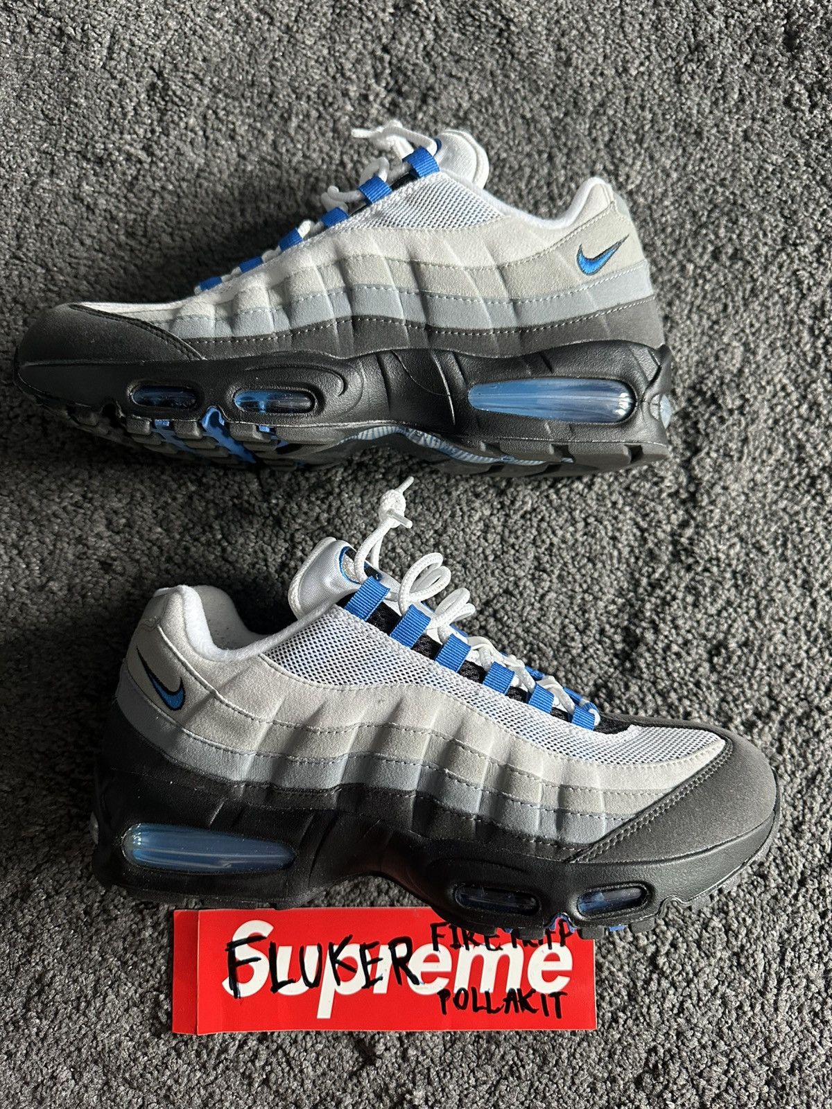 Nike Nike Air Max 95 OG "Blue Spark" Size US 10 / EU 43 - 2 Thumbnail