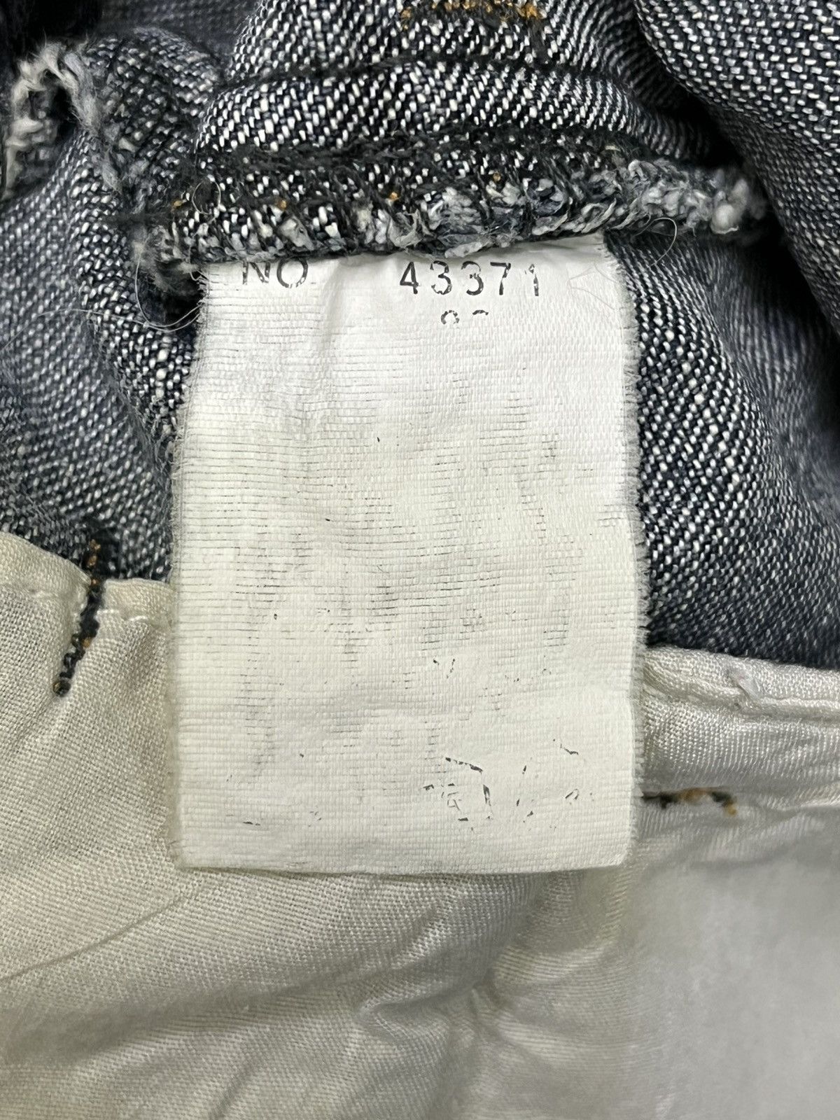 Fragment Design Vintage PLAYCHESS Japan Grunge Cross Bondage Flare Denim Size 29" - 12 Thumbnail