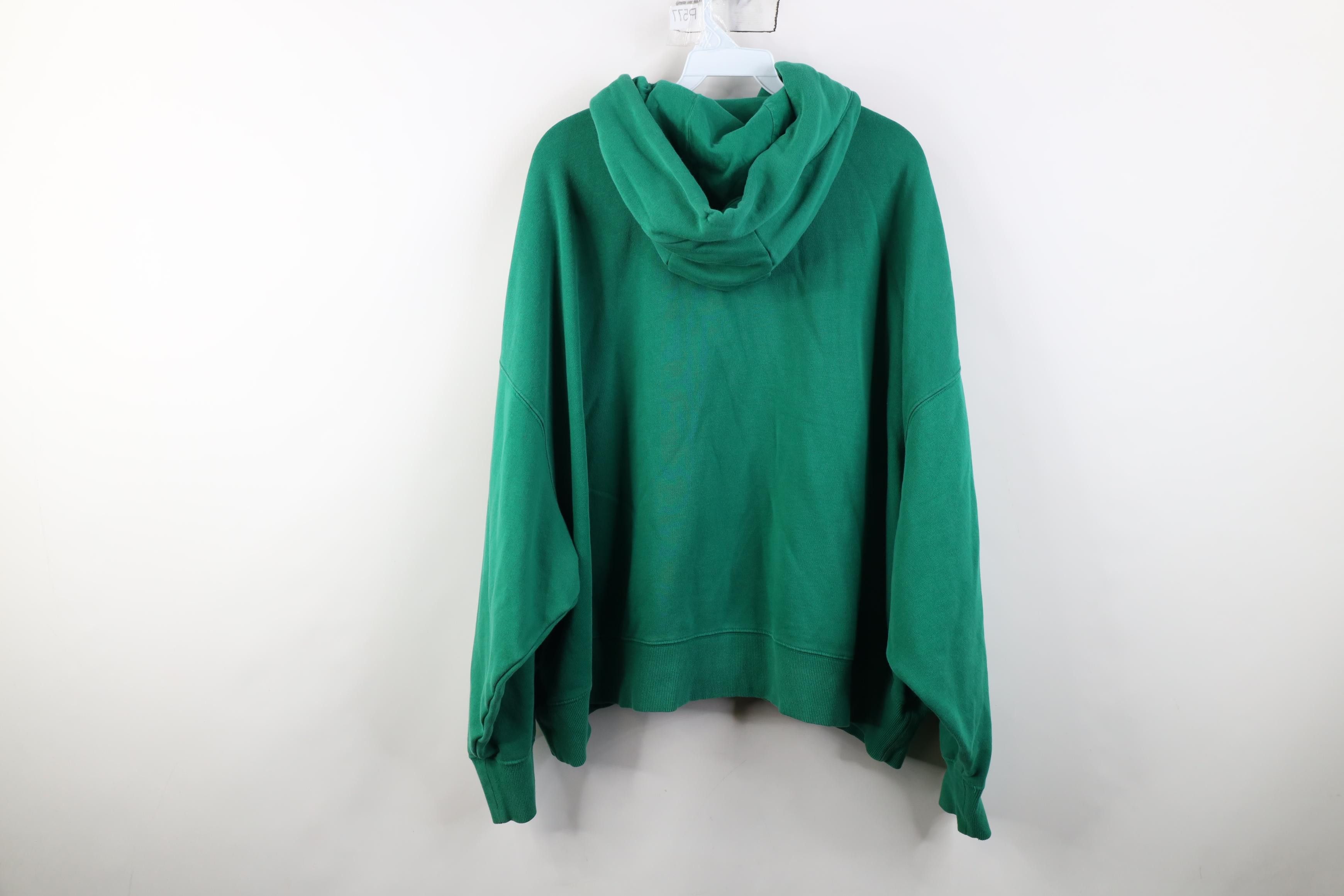 Nike Vintage Y2K Nike Center Swoosh Oversize Cropped Boxy Hoodie Size XL / US 12-14 / IT 48-50 - 13 Thumbnail