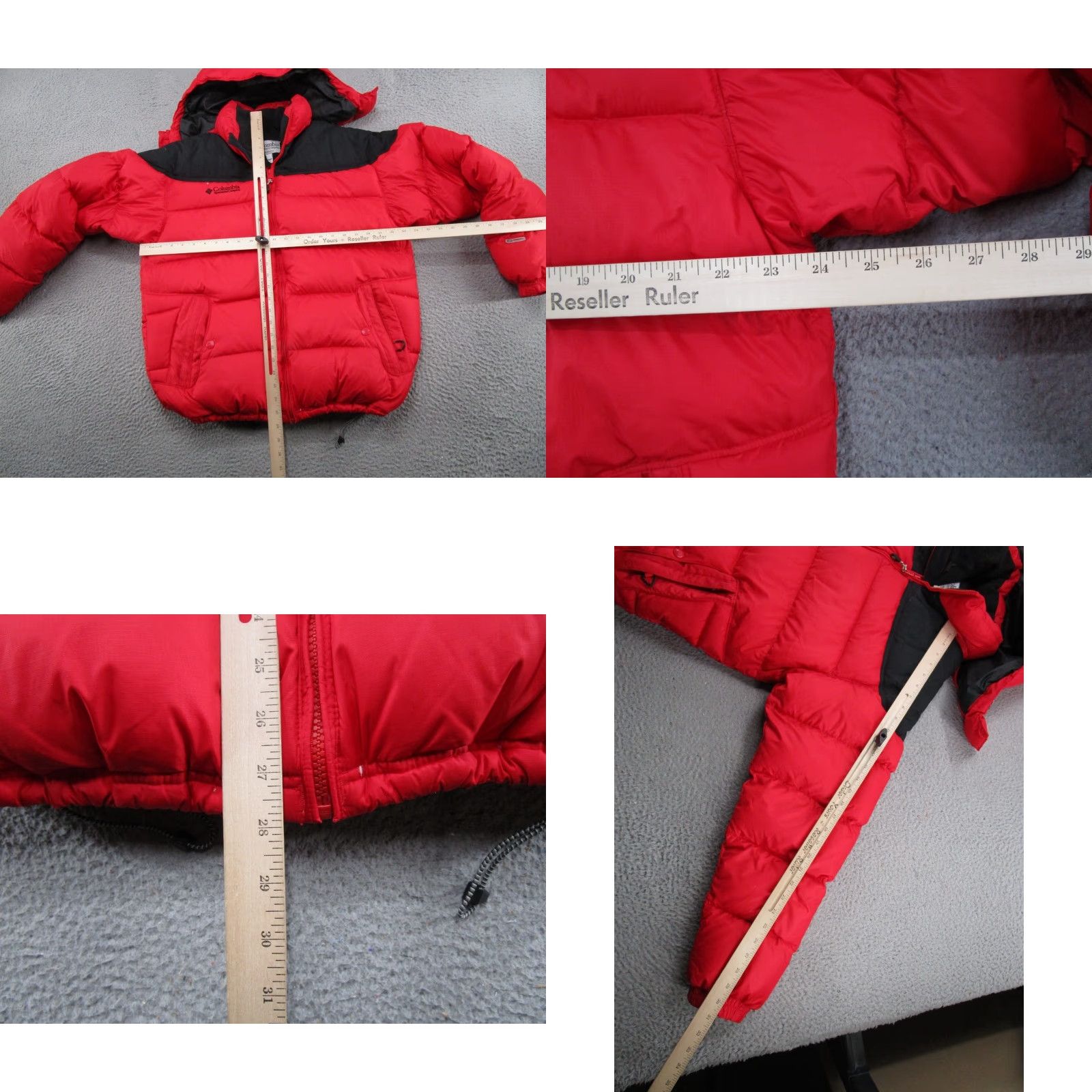 Vintage VINTAGE Columbia Puffer Jacket Men’s L Red Down Fill Winter Coat Hooded Read Size US L / EU 52-54 / 3 - 8 Thumbnail