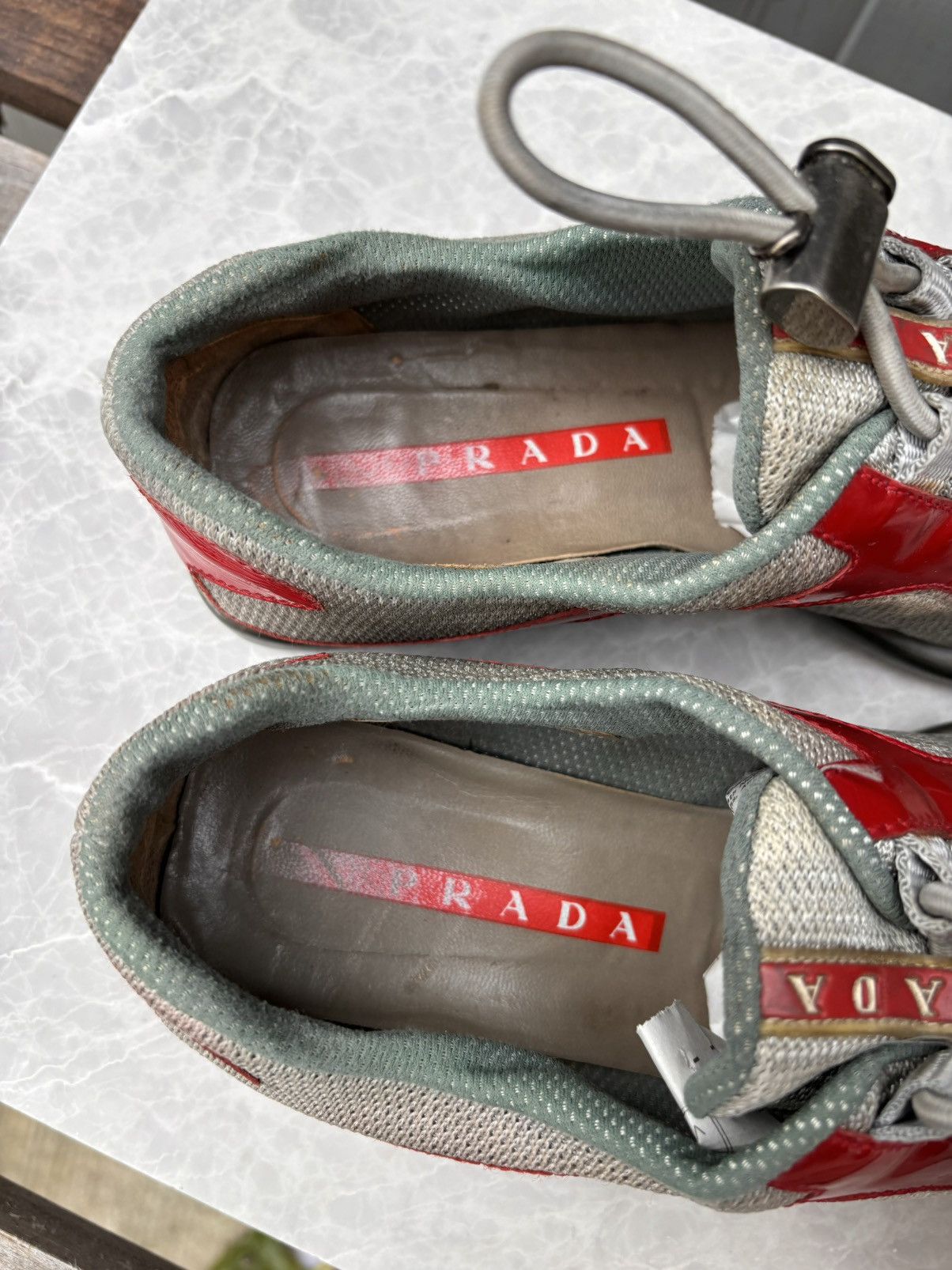 Prada × Vintage Vintage Prada Sneakers 2000s Mesh Sport