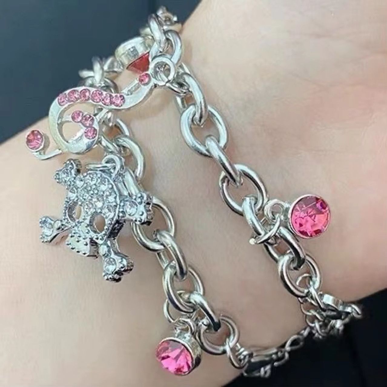 Jewelry Ghost Y2K Cute Jewelry Bracelet Size ONE SIZE - 2 Thumbnail