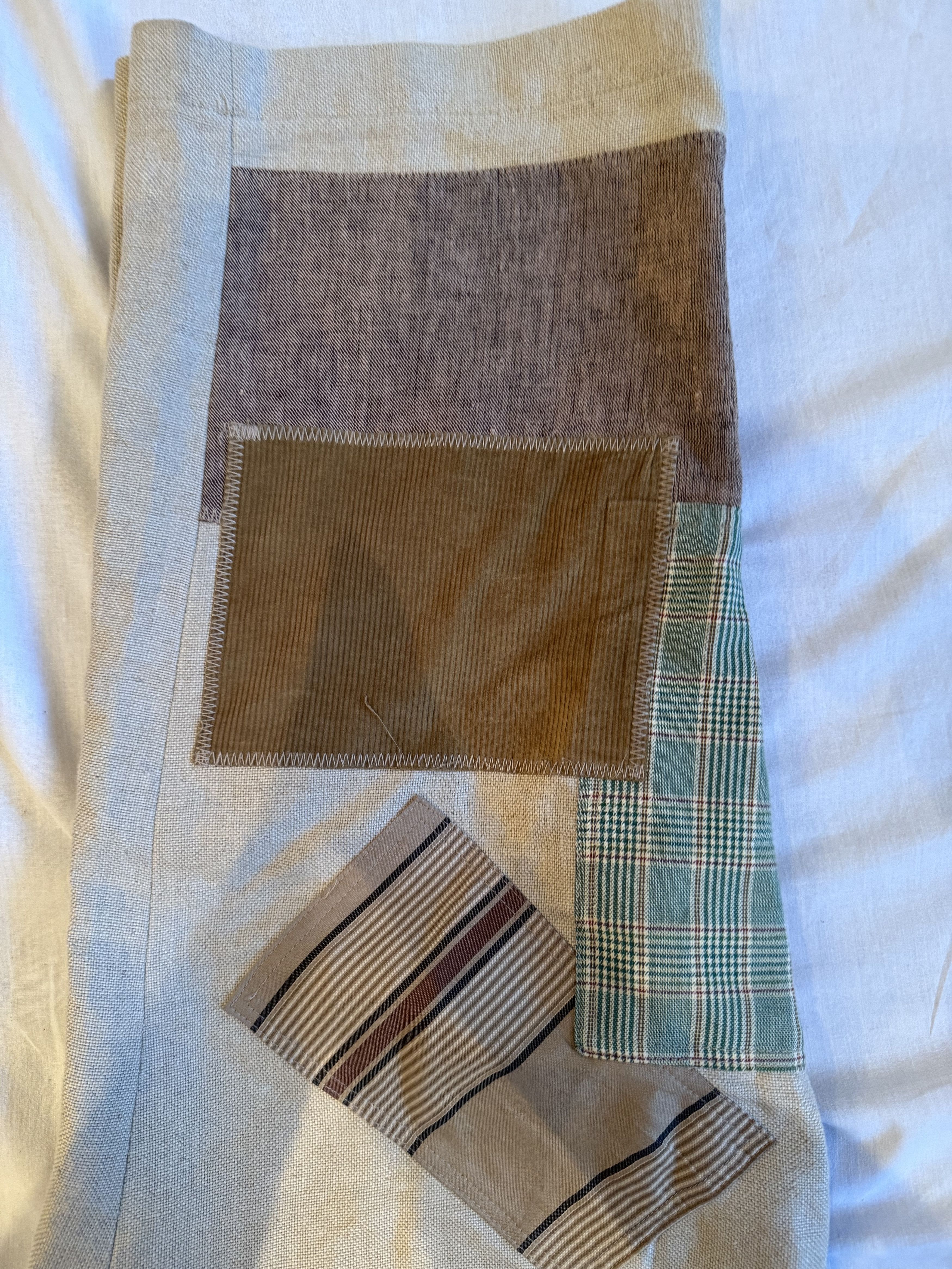 Comme des Garcons × Junya Watanabe Junya Watanabe 2015 Patchwork Linen Trousers Size US 30 / EU 46 - 5 Thumbnail