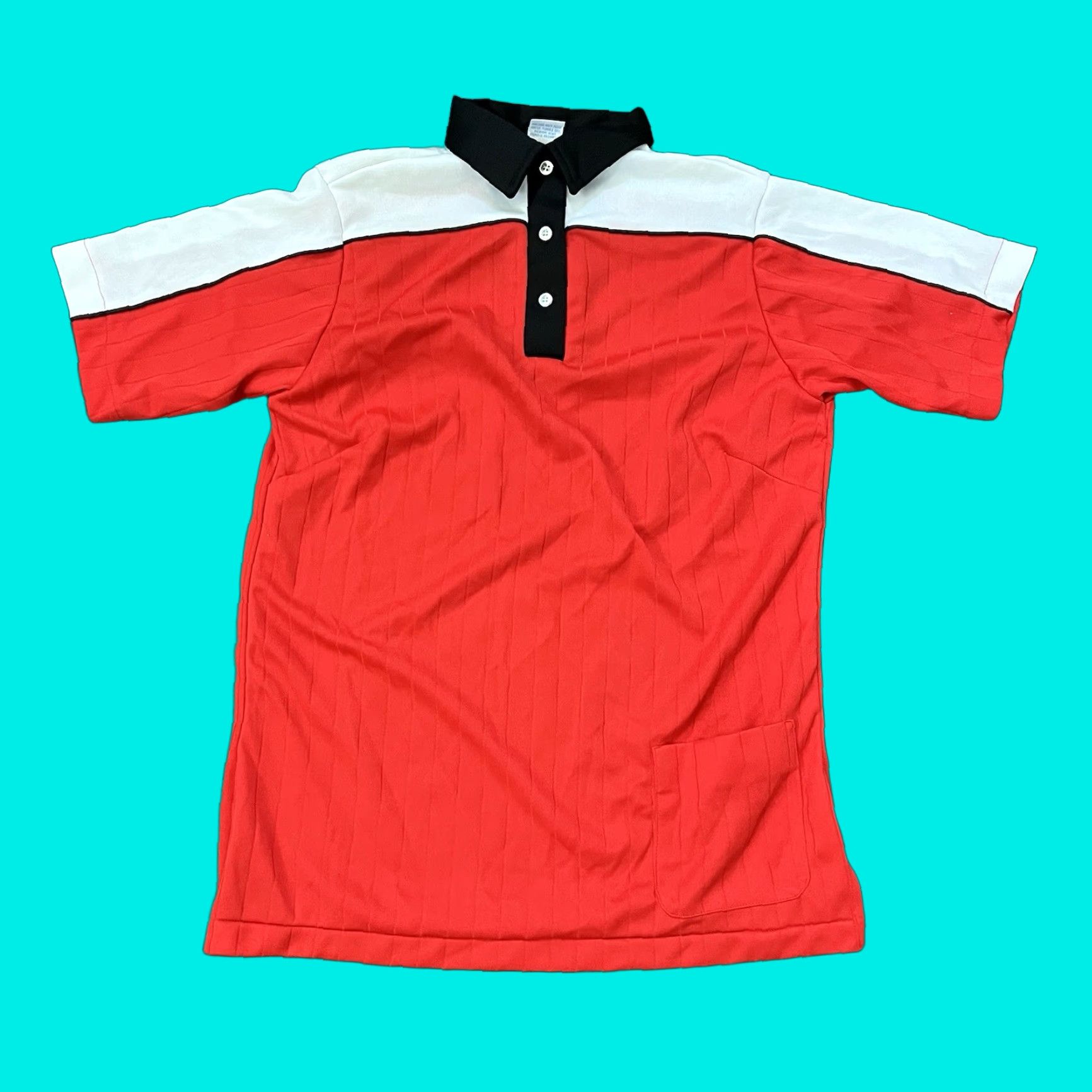 Vintage Vintage Hilton Polo Shirt Mens Small Short Sleeve Red Striped Polyester Size US S / EU 44-46 / 1 - 1 Thumbnail