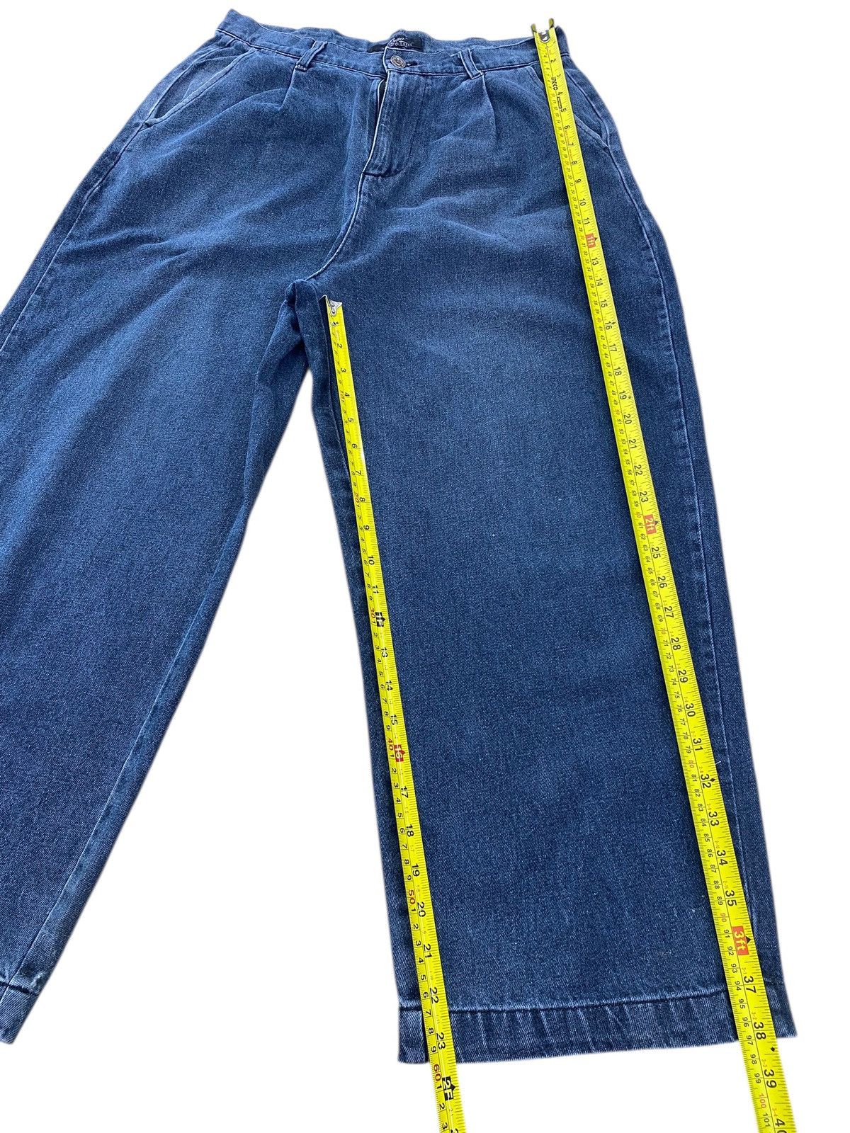 Japanese Brand Japanese Brand Blue Wash Baggy Jeans Style Size US 31 - 8 Thumbnail