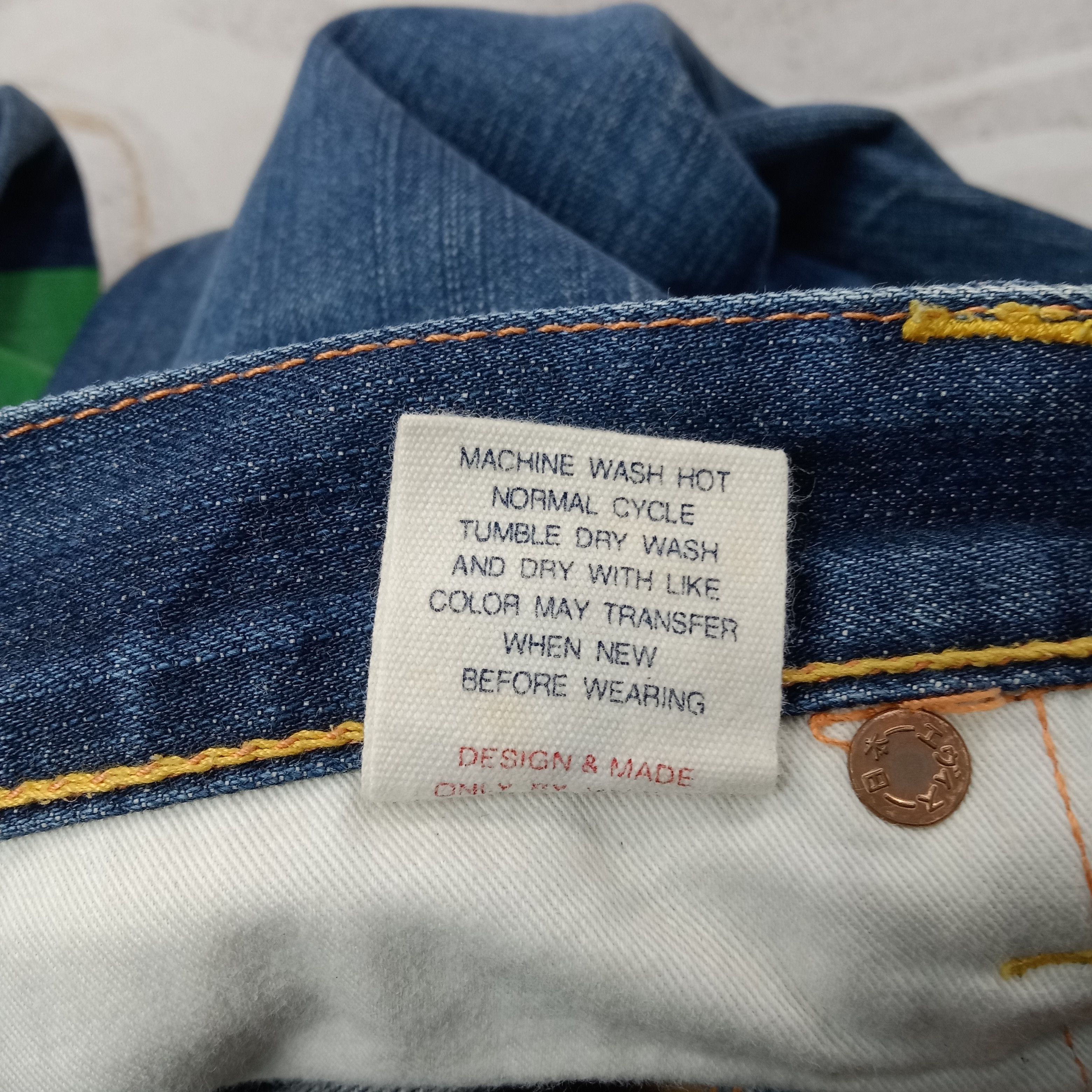 Evisu Evisu Japanese Brand Custom Daicock Denim Jeans C258N4 Size US 32 / EU 48 - 16 Thumbnail