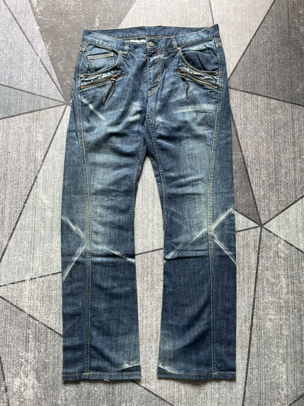 Nicole Club Nicole Club For Men Distressed Denim Pants Size US 34 / EU 50 - 1 Thumbnail