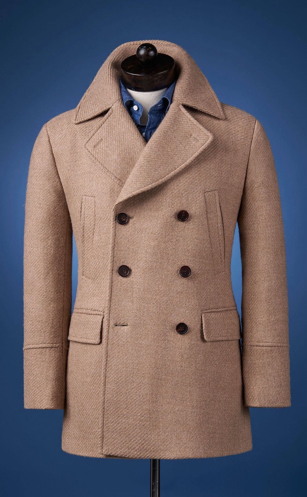 Spier & Mackay Spier and Mackay Camel Peacoat Size XS/34 Size US XS / EU 42 / 0 - 1 Thumbnail