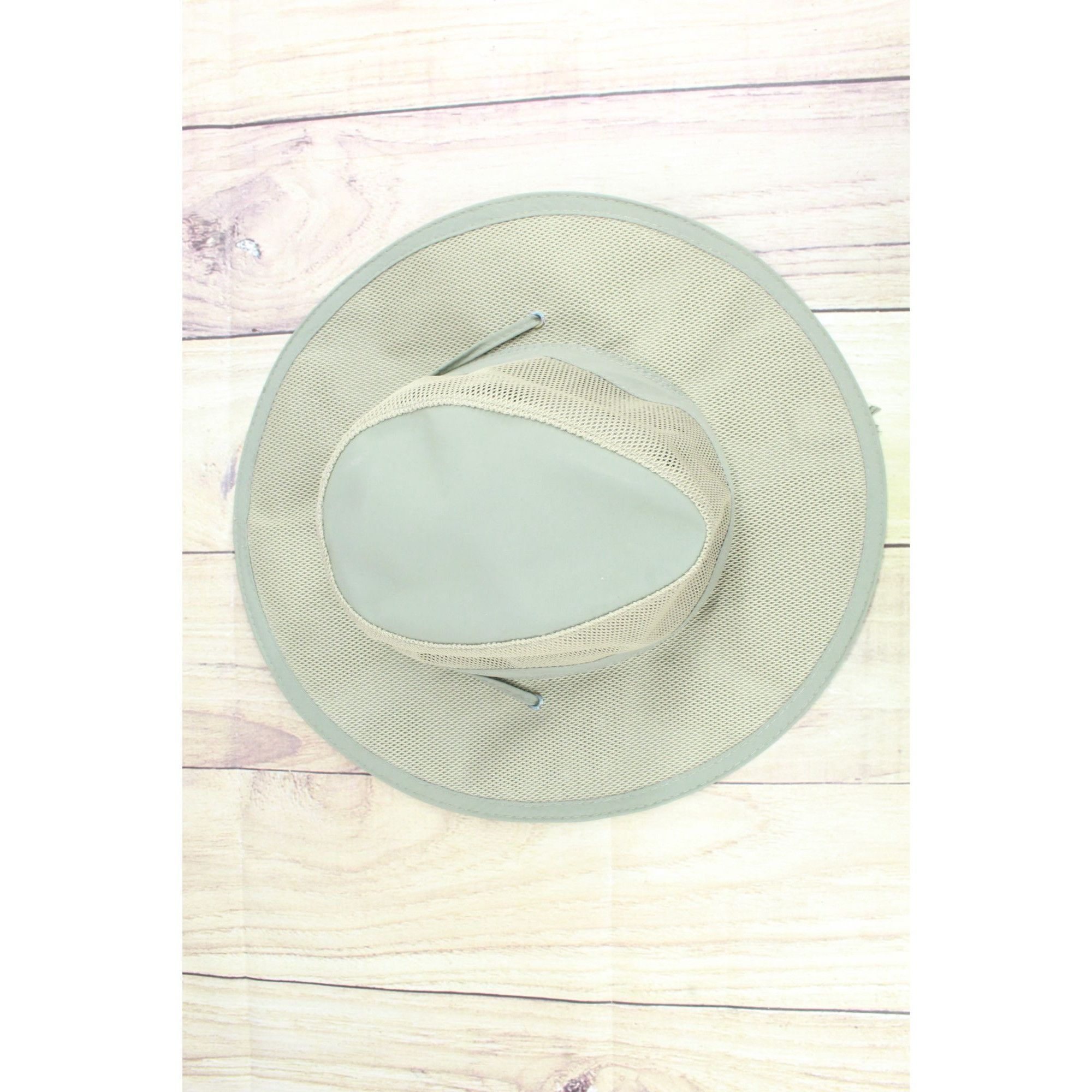 Other Dorfman Pacific Mesh Khaki Wide Brim Safari Hat Size ONE SIZE - 2 Thumbnail