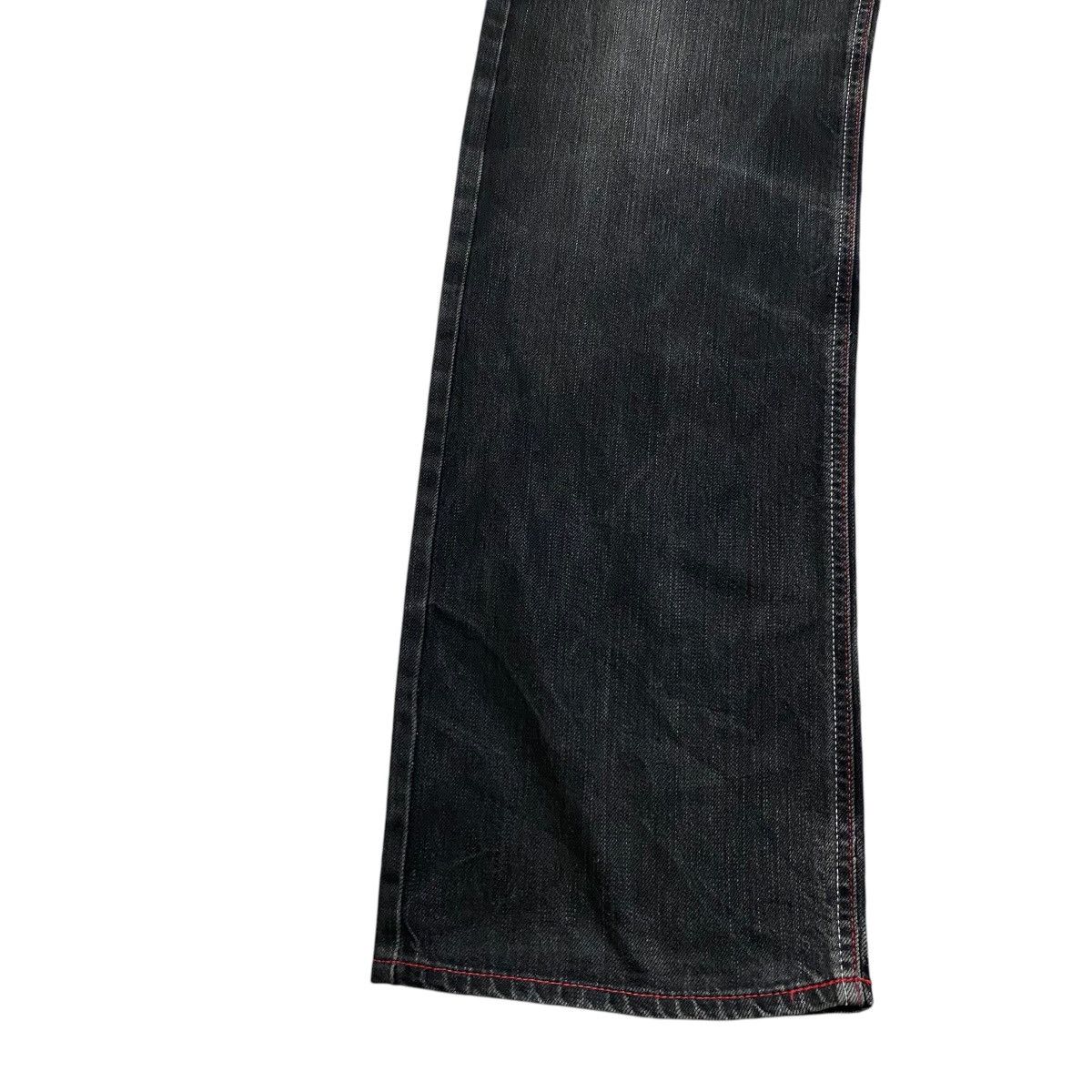 FTC Ftc Black Denim Jeans Red Stitch Size US 34 / EU 50 - 7 Thumbnail