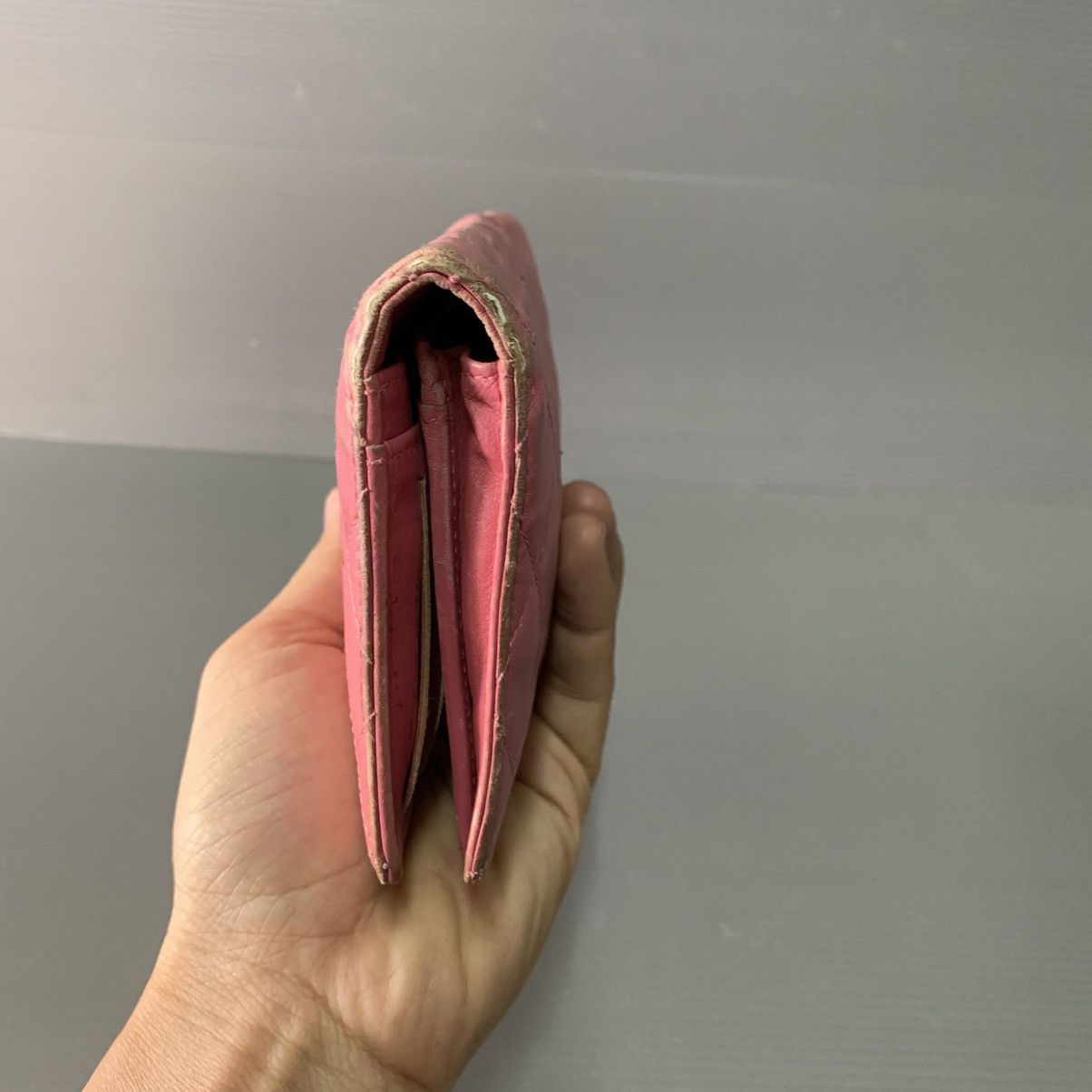 Chanel Chanel Pink Leather Long Wallet Size ONE SIZE - 4 Thumbnail