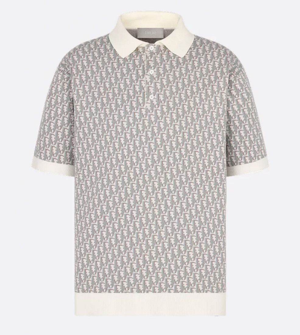 Dior DIOR OBLIQUE POLO SHIRT | Grailed