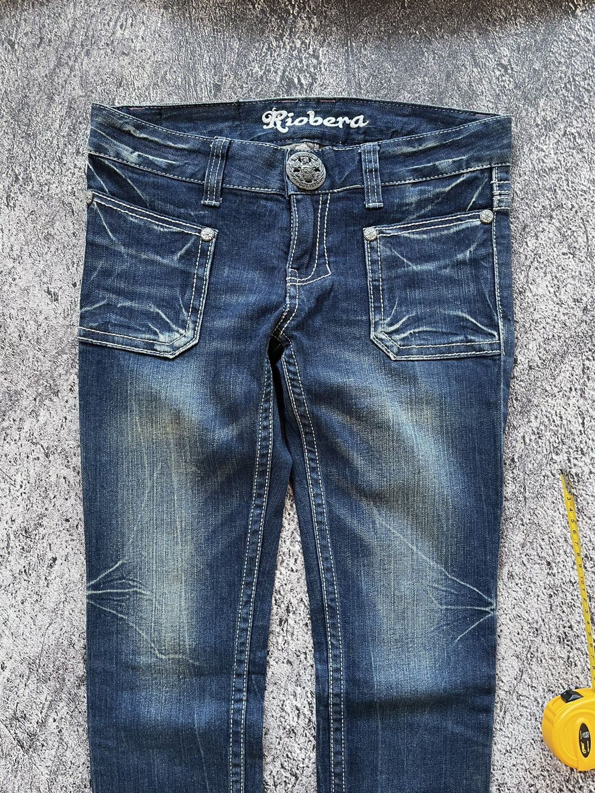 Japanese Brand Y2k Riobera poem ifsixwasnine slim jeans Size 30" / US 8 / IT 44 - 5 Thumbnail