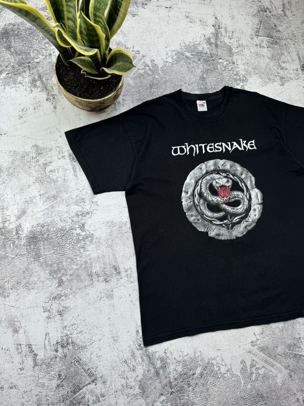 Band Tees Vintage 2004 Whitesnake Band Merch Cartoon T Shirt 90S-OOS Size US XL / EU 56 / 4 - 2 Thumbnail